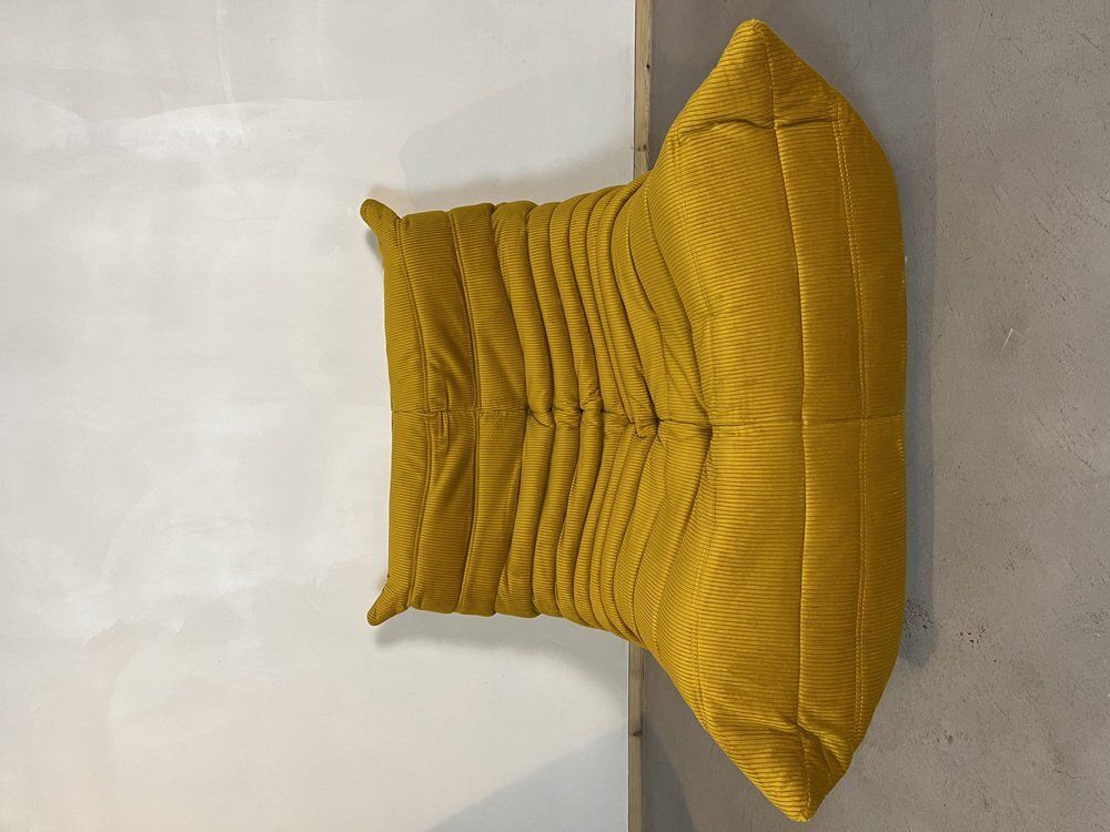 photo for sale Goldenrod Togo Living Room Set By Michel Ducaroy For Ligne Roset, Set Of 5