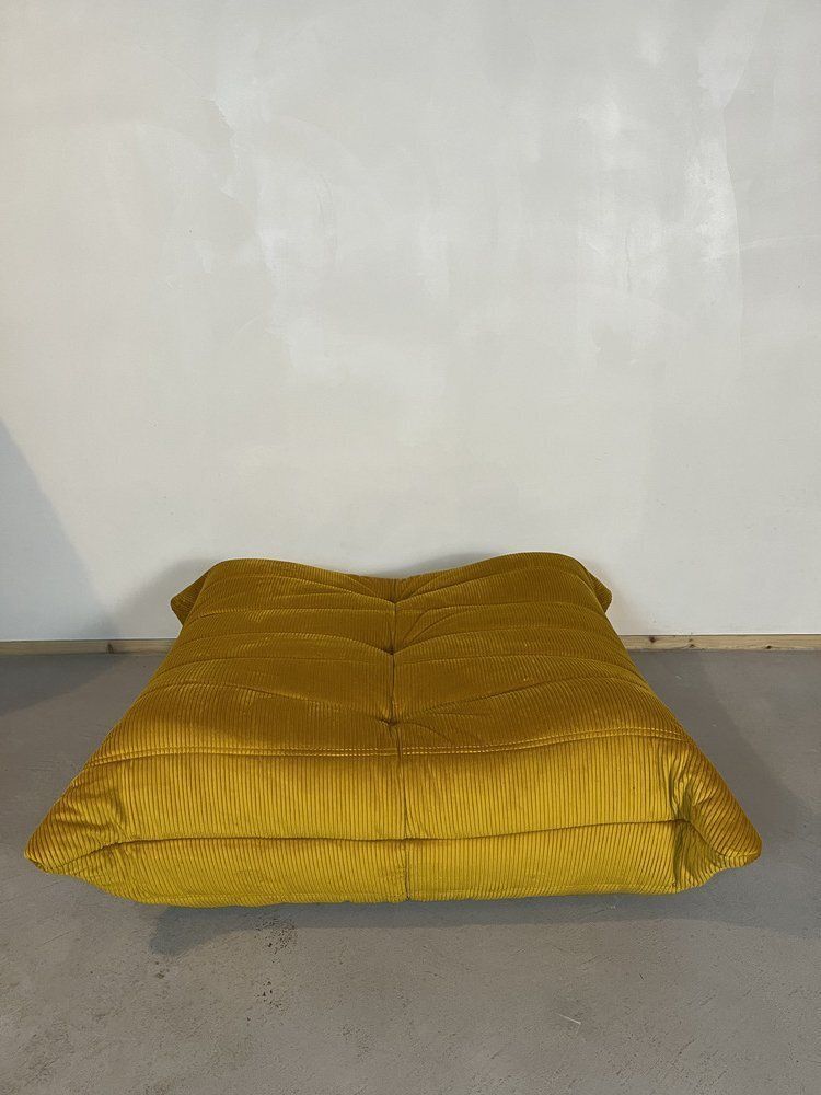 photo furniture Goldenrod Togo Living Room Set By Michel Ducaroy For Ligne Roset, Set Of 5