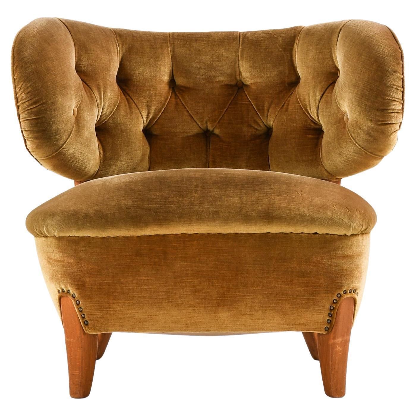 Rare Easy Chair By Otto Schulz, 1940s