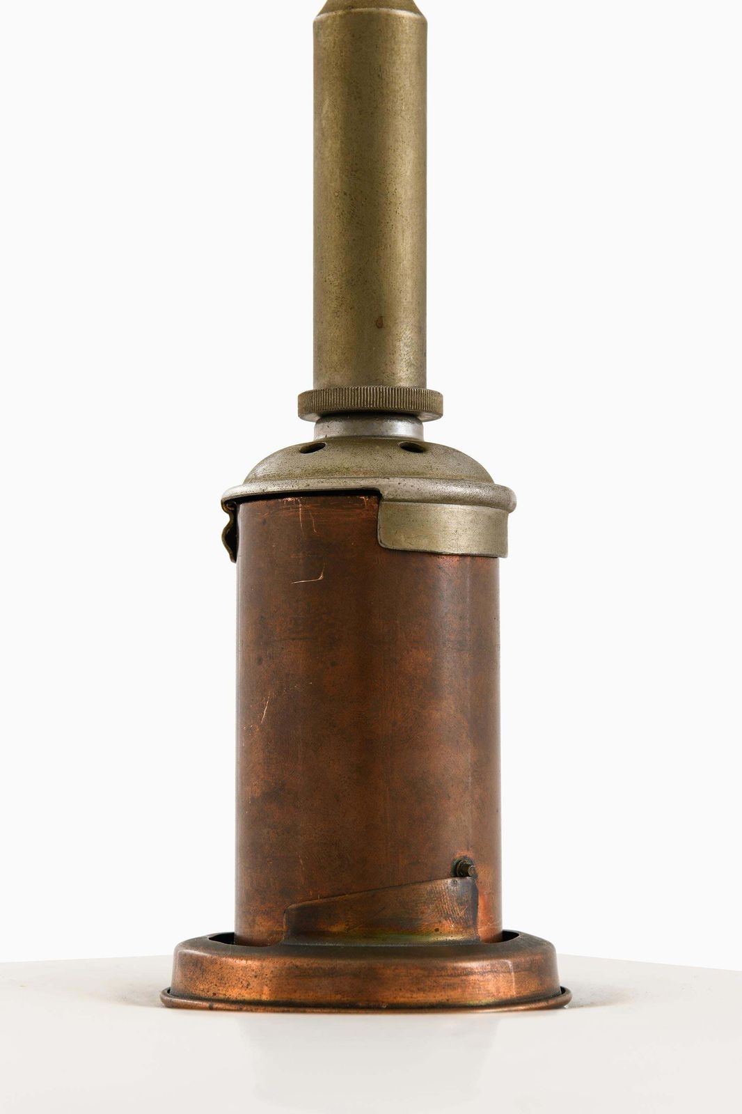 Ceiling Lamp, Model Ph 4/4, In Opaline Glass And Metal By Poul Henningsen, 1930s photo 24303.0