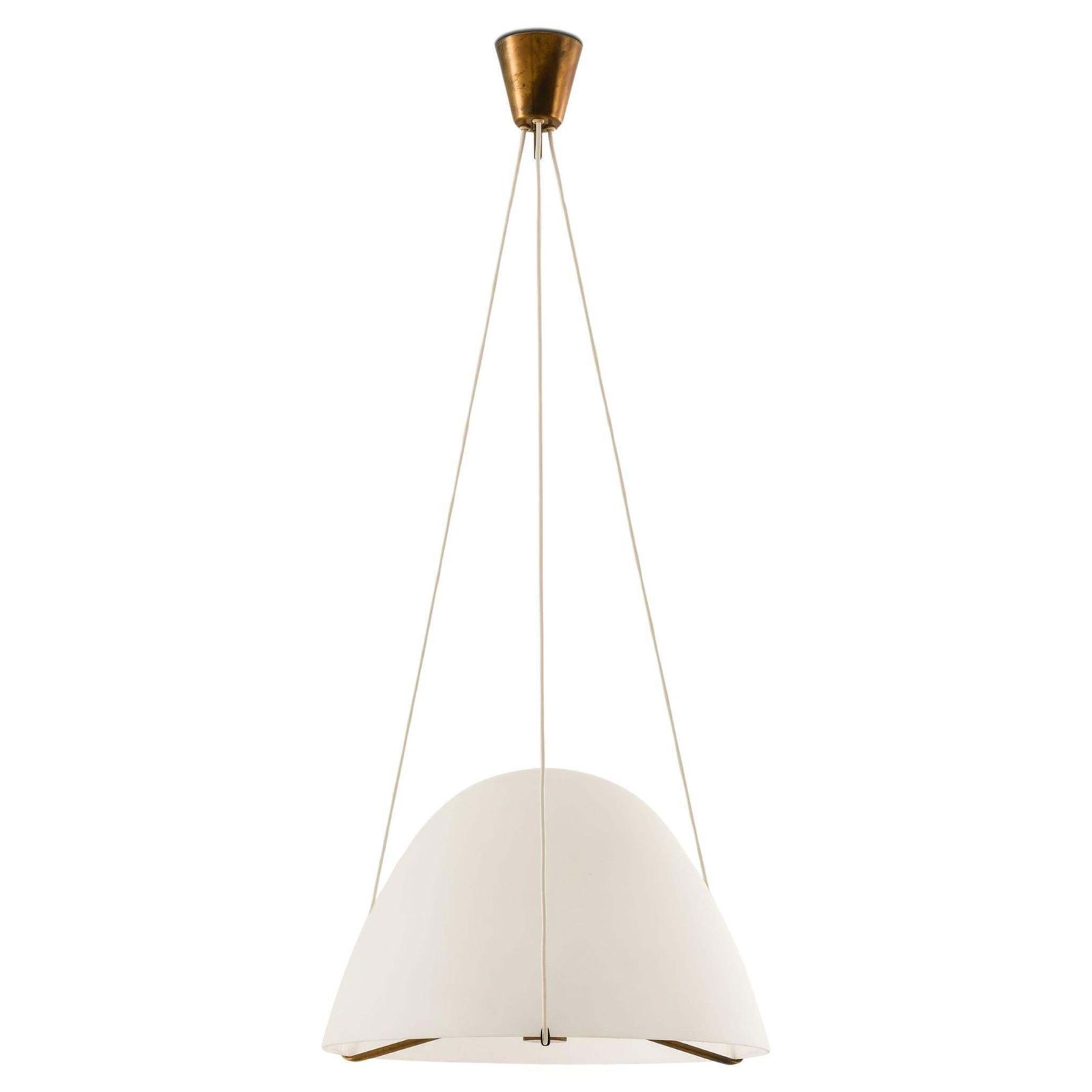 Ceiling Lamp, Model Number 31234, In Opaline Glass By Bertil Brisborg, 1940s