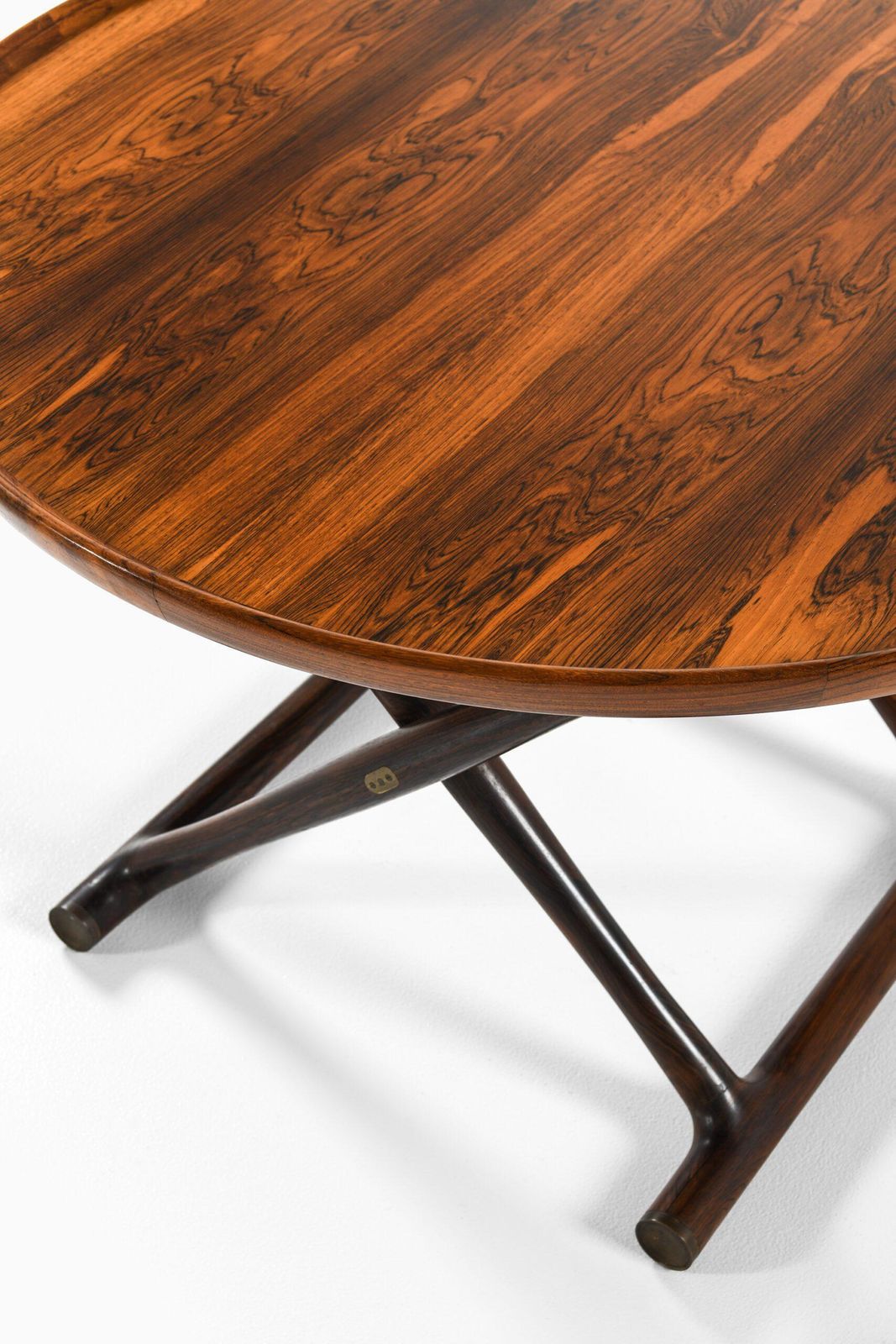 photo for sale 'Egyptian Table' In Rosewood And Brass By Mogens Lassen, 1935