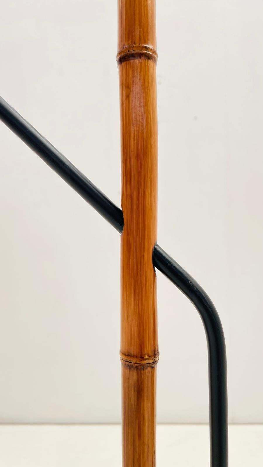 Rare Bamboo Stick Pelikan   Floor Lamp photo vinterior