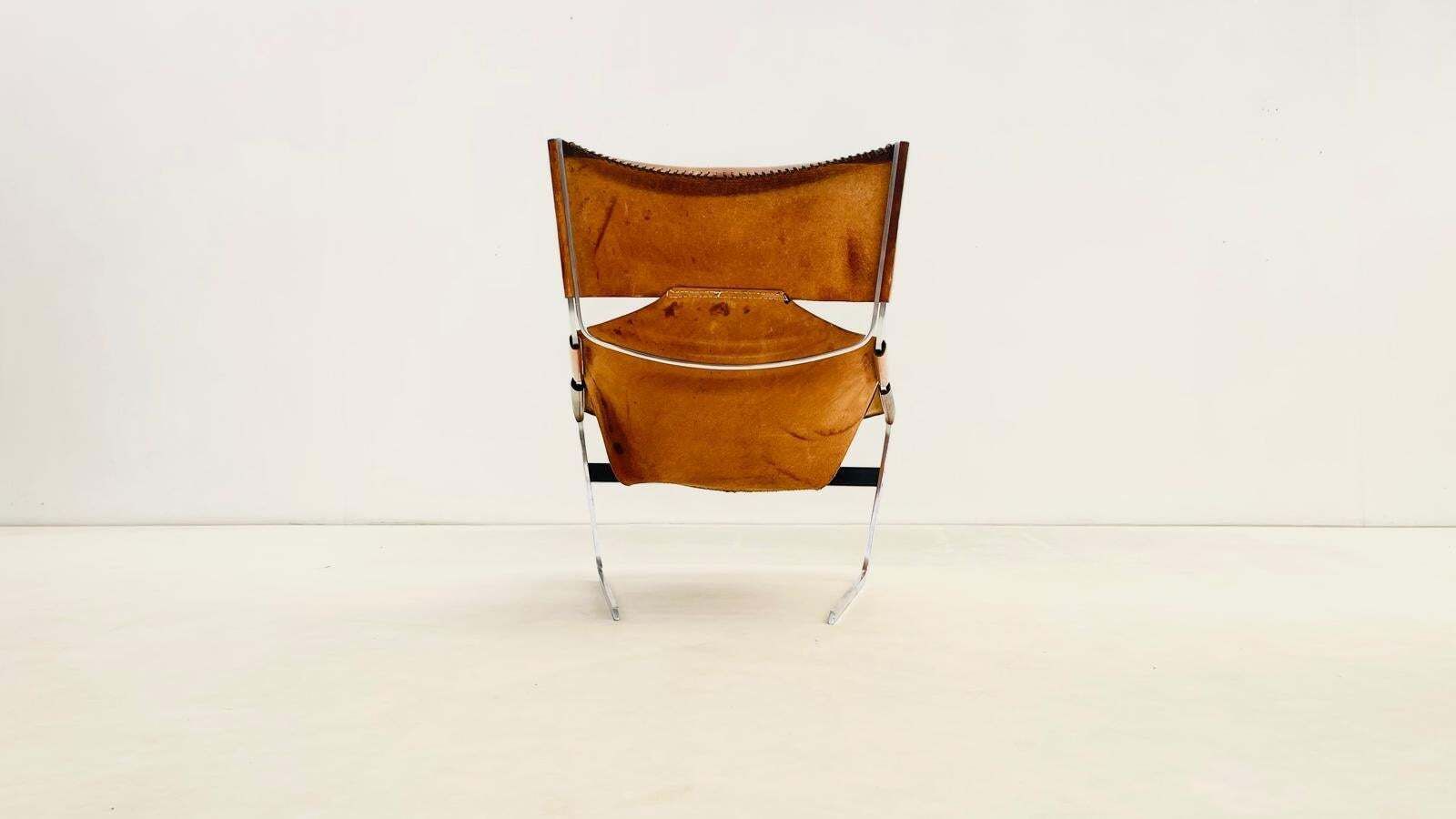 'F444'  Leather Lounge Chair By Pierre Paulin For Artifort photo 6186.0
