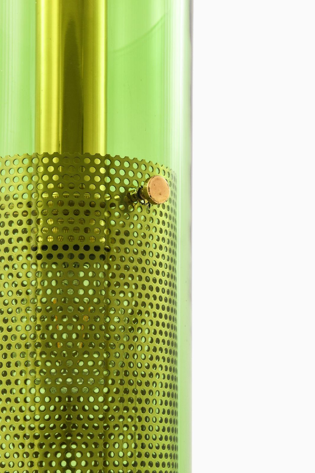 Ceiling Lamp In Brass And Original Glass By Hans Agne Jakobsson, 1950's photo Lighting