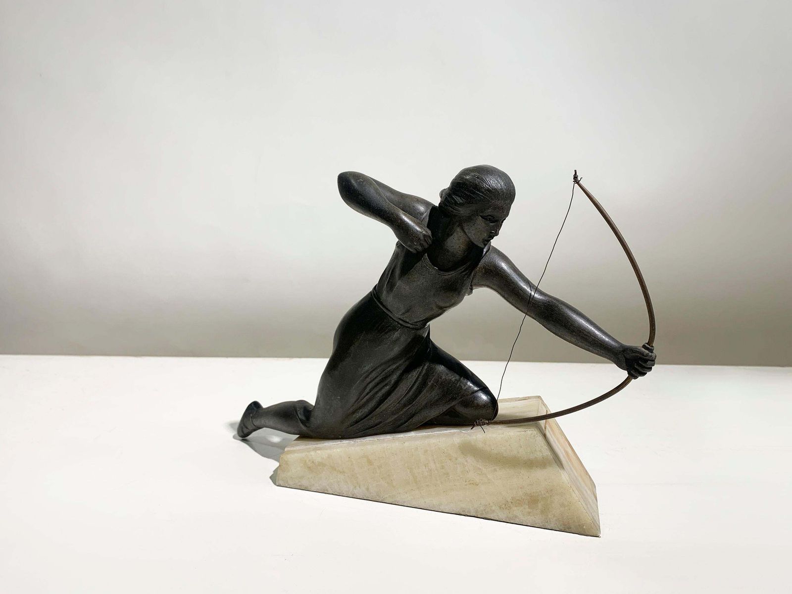 "Diana The Huntress" Art Deco Sculpture, Circa 1930's photo furniture