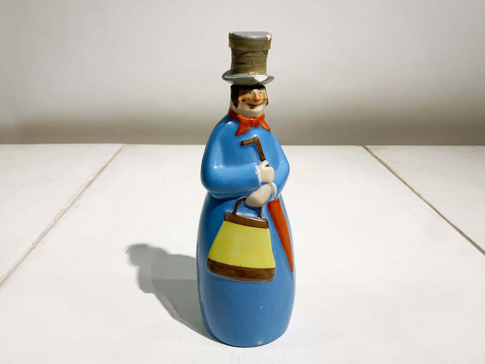 Set Of 20th Century French Robj Flacon Liquor Bottles, "The Dandy" & "Guignolet" photo Home Decor