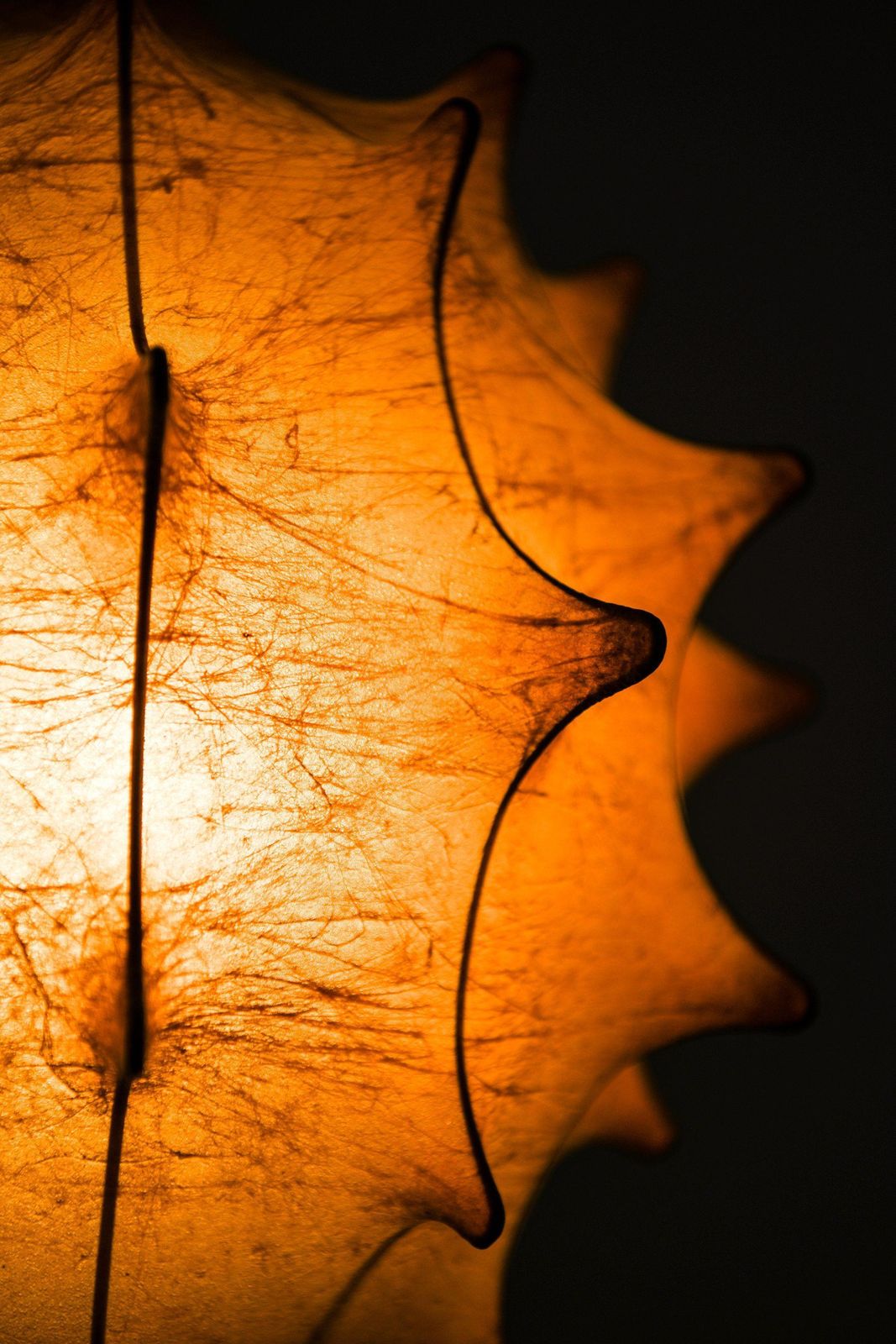 Ceiling Lamp In Plastic Polymer By Achille & Pier Giacomo Castiglioni, 1960's photo vintage