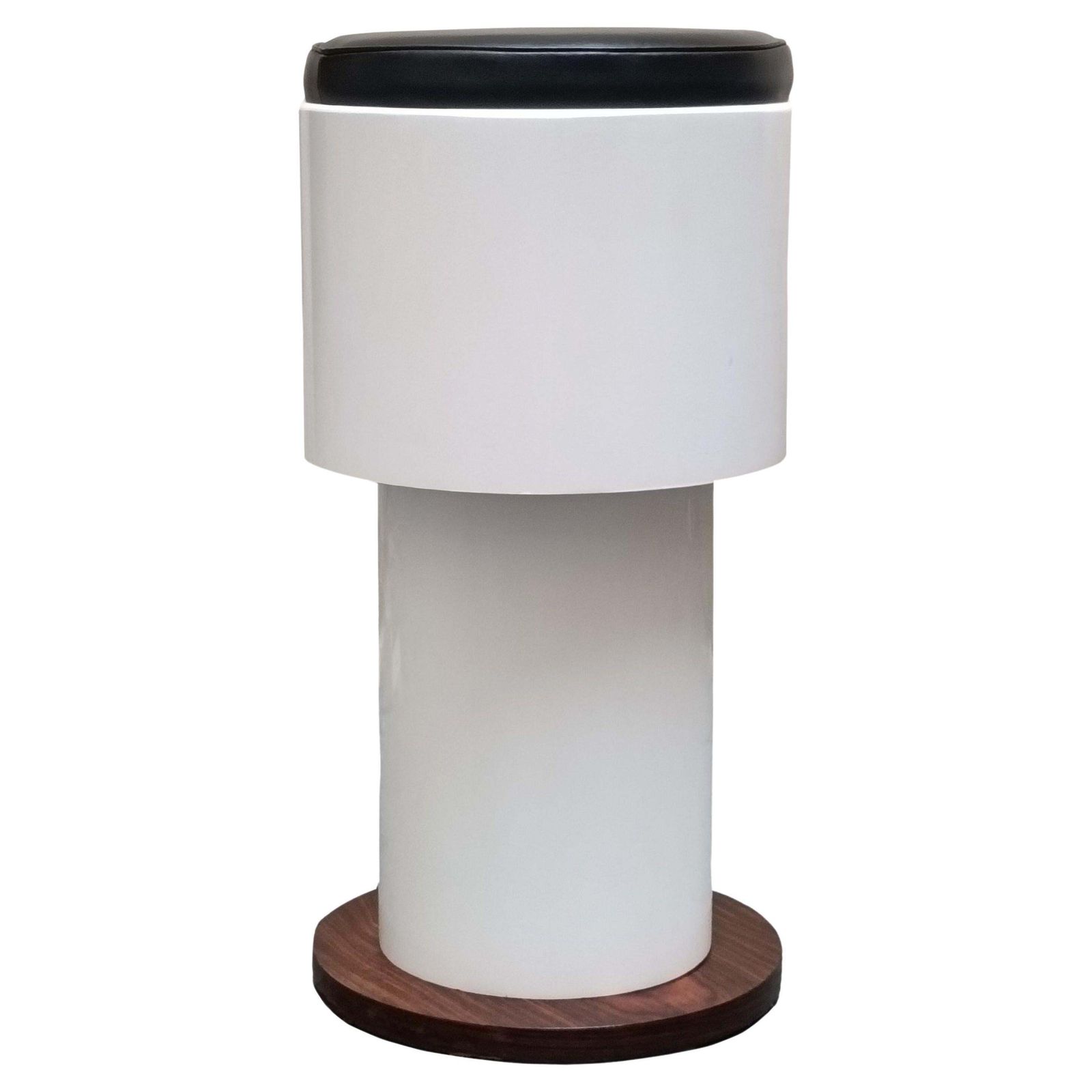 Gio Colombo White Bar Stool, Italy 1960s