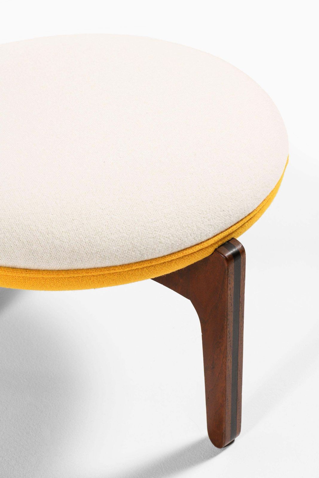 Stool In Teak And Wool Fabric From Kvadrat By Svend Ellekær, 1962 photo Furniture