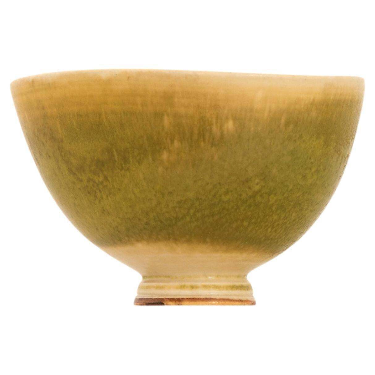 Ceramic Vase In Hare Fur Glaze By Berndt Friberg, 1953