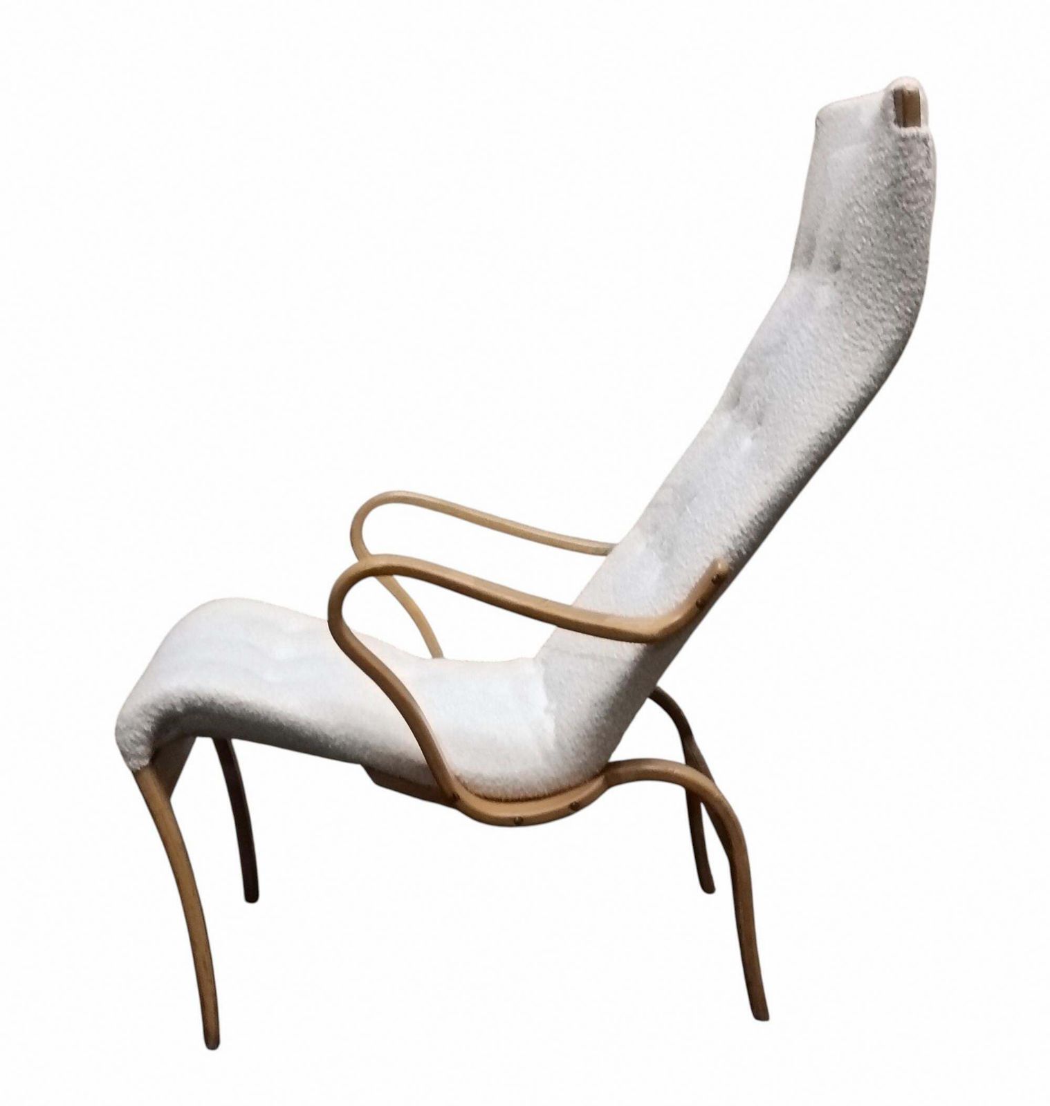Bruno Mathsson For Mathsson International Armchair "Pernilla" , Sweden 1994 photo Furniture