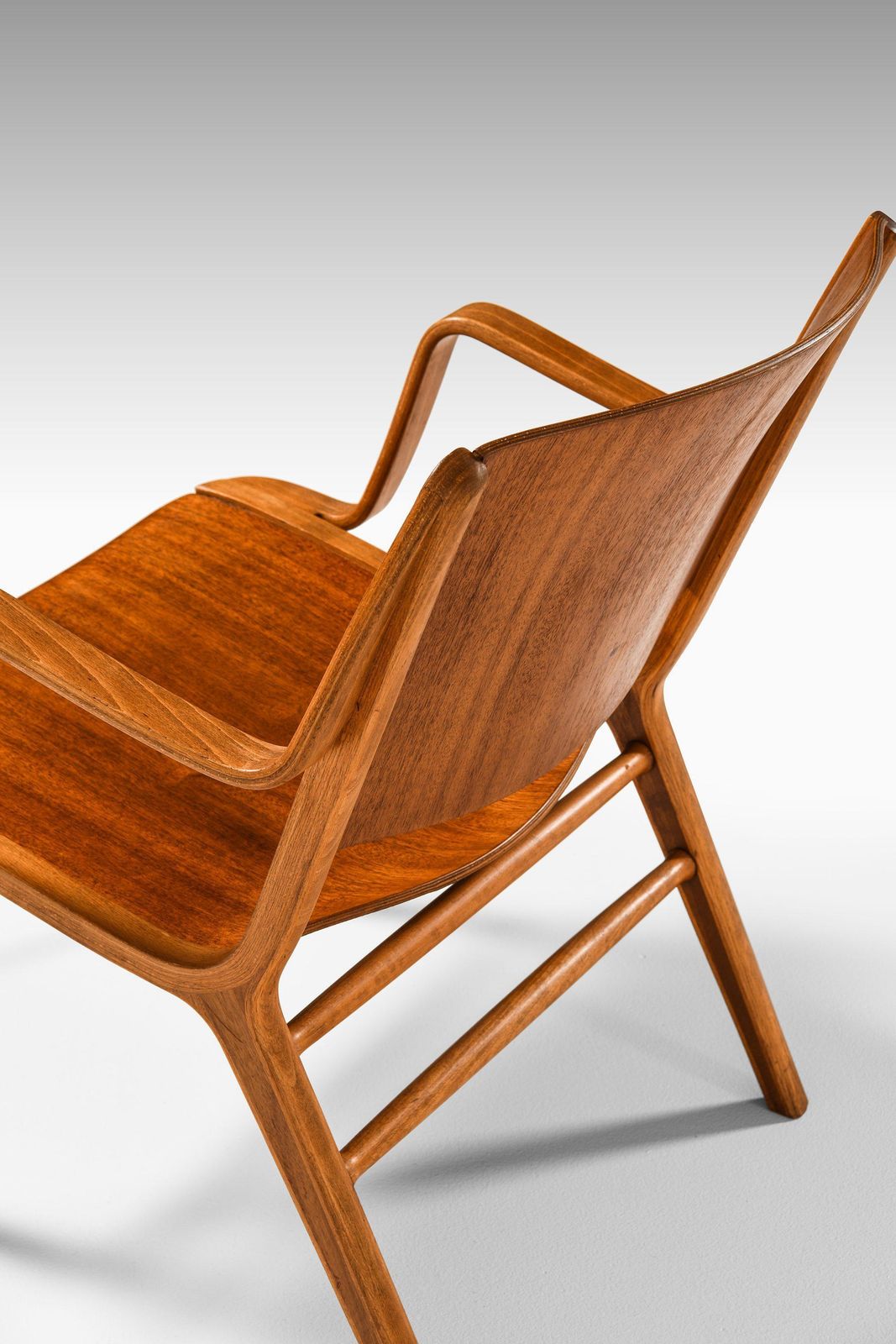 Pair Of Easy Chairs In Teak & Beech By Peter Hvidt & Orla Mølgaard Nielsen, 1951 photo buy