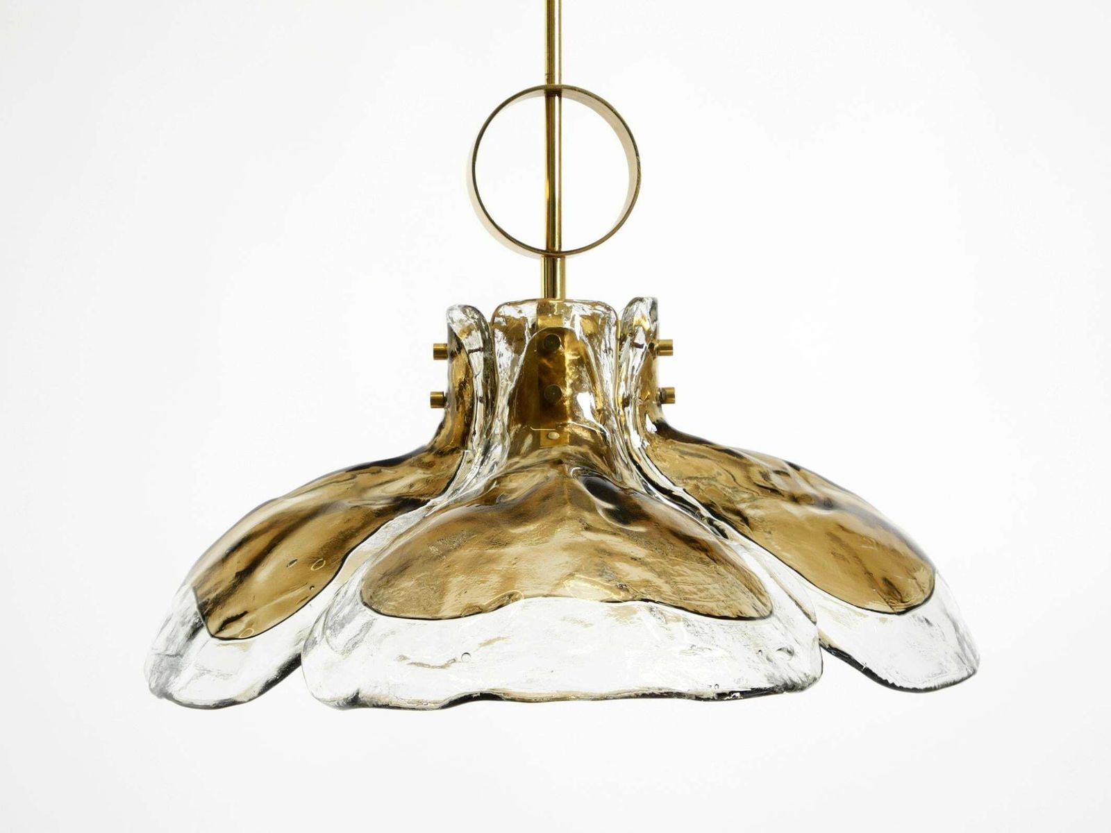 photo furniture Beautiful 1960s J.T. Kalmar Franken Heavy Murano Glass Floral Ceiling Lamp