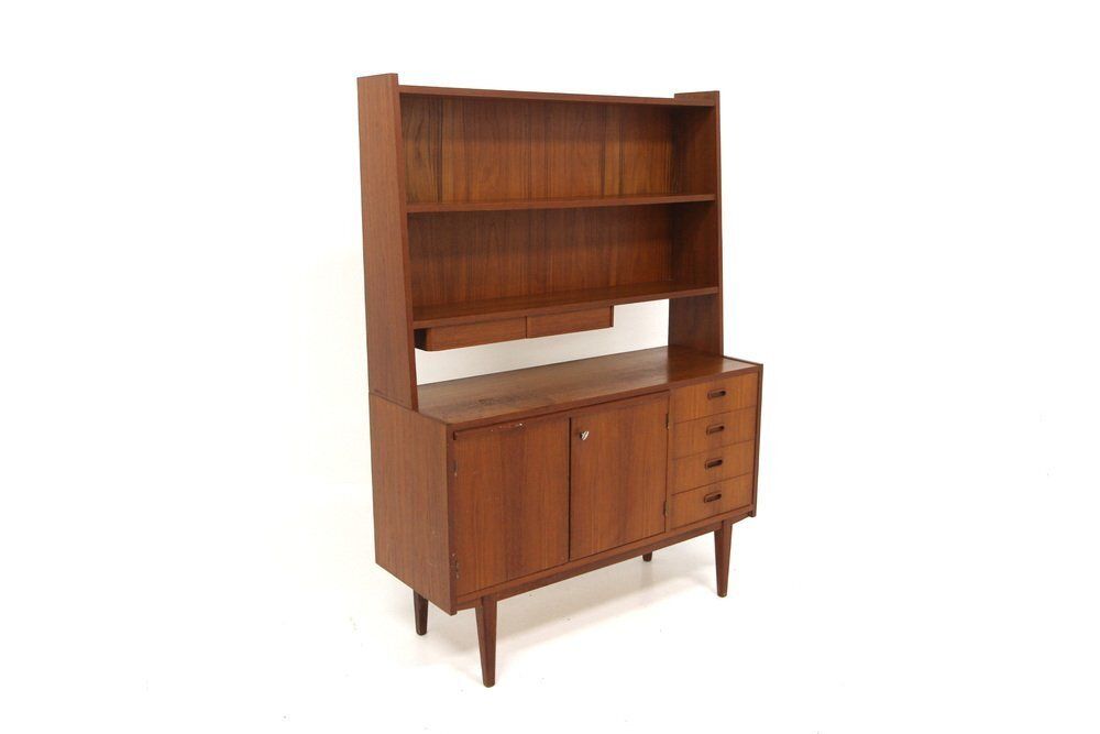 Teak Secretary Desk, Sweden, 1960s