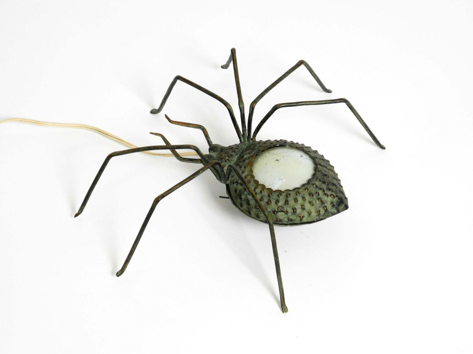 Beautiful Italian Mid Century Modern "Spider" Wall Lamp Made Of Metal photo for sale