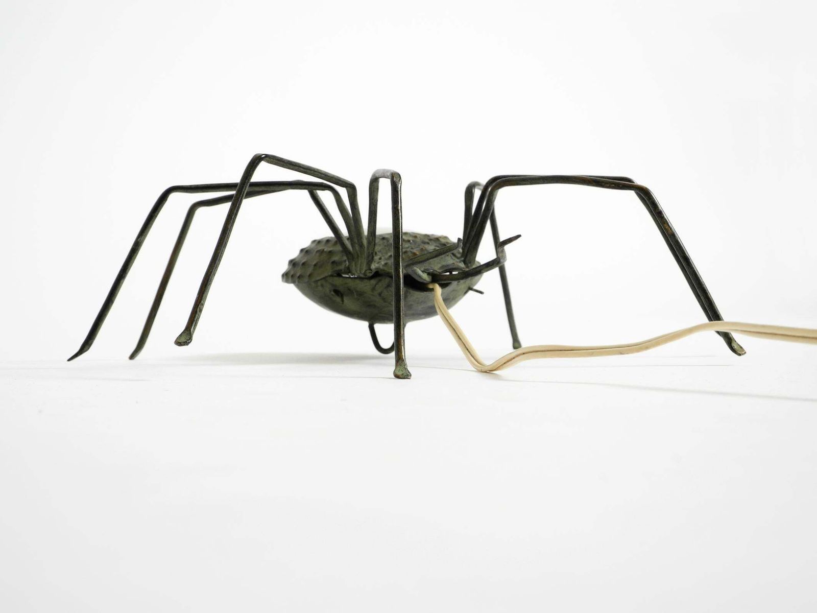 Beautiful Italian Mid Century Modern "Spider" Wall Lamp Made Of Metal photo vintage