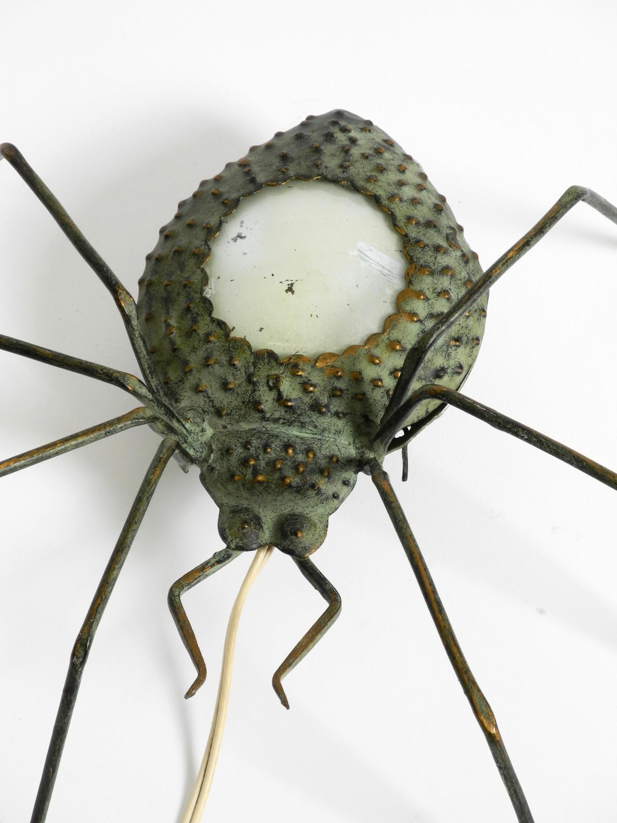 Lighting Beautiful Italian Mid Century Modern "Spider" Wall Lamp Made Of Metal photo