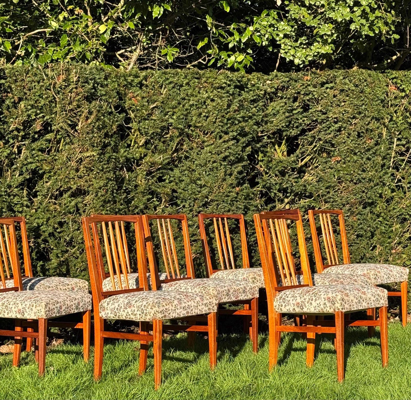Ten Mid Century Teak Dining Chairs By Gordon Russell 1960
