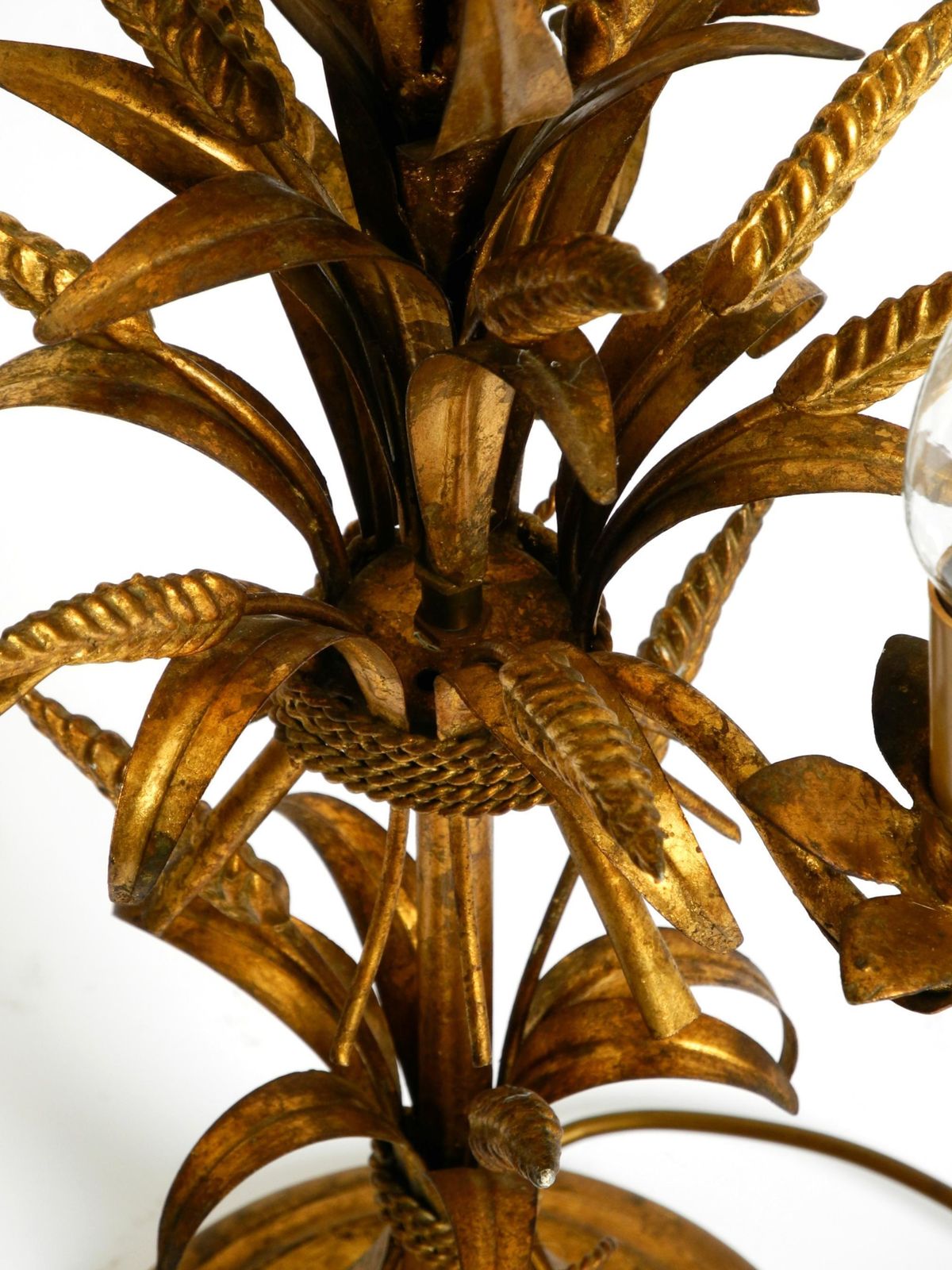photo furniture Beautiful 1970s Floral Table Lamp By Hans Kögl In The Shape Of A Wheat Sheaf