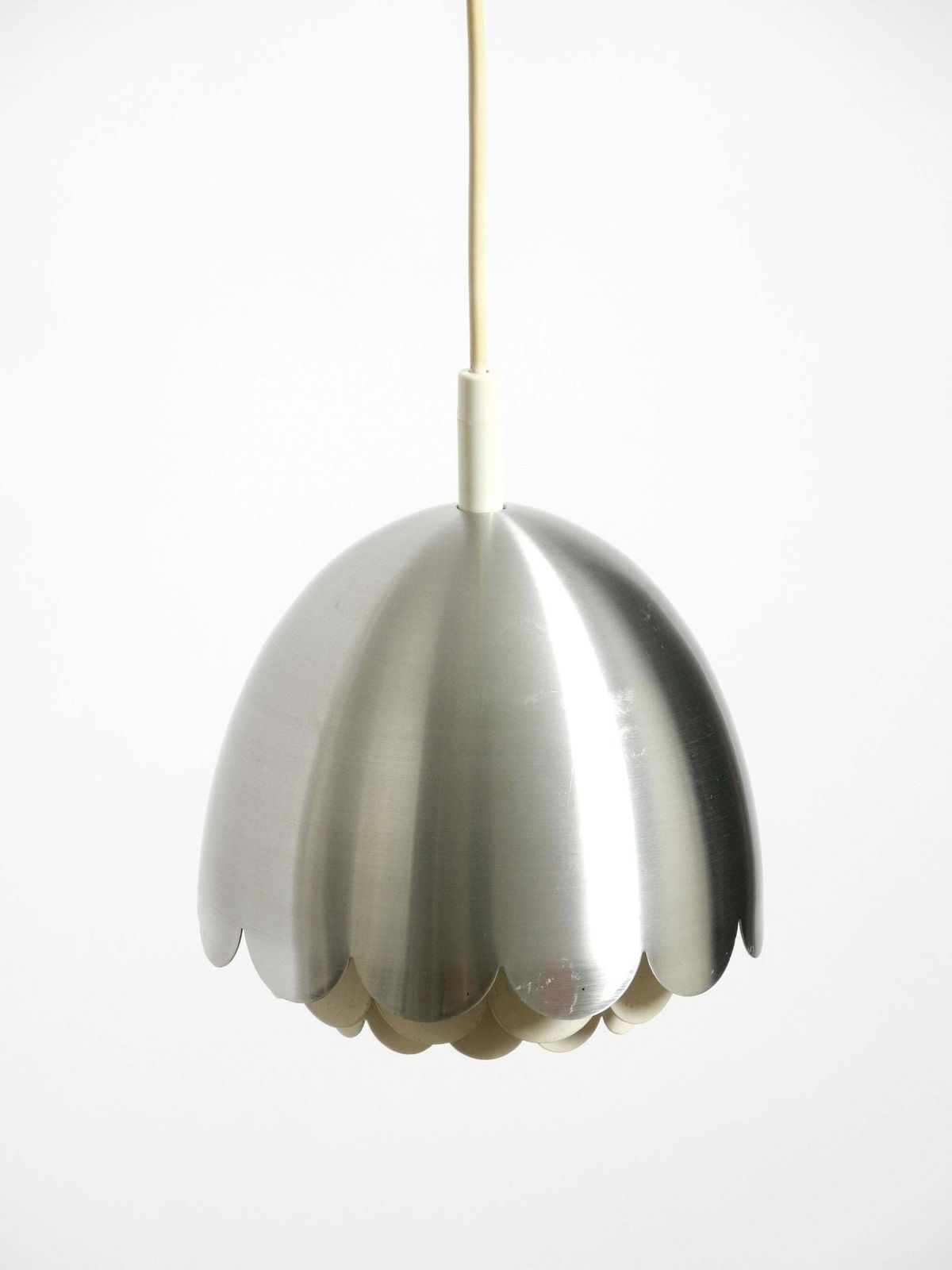 photo vintage Small  1960s Space Age Pendant Lamp By Doria Made Of Aluminum And Metal