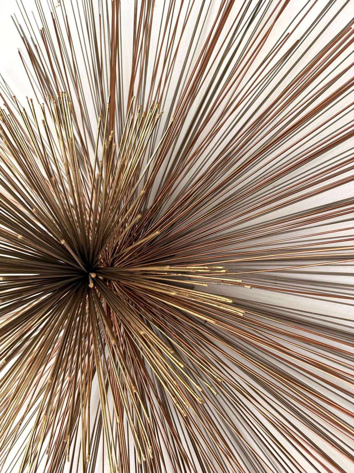 Large Metal Brass Abstract Wall Sculpture By Curtis Jere. USA, 1980s photo 3800.0