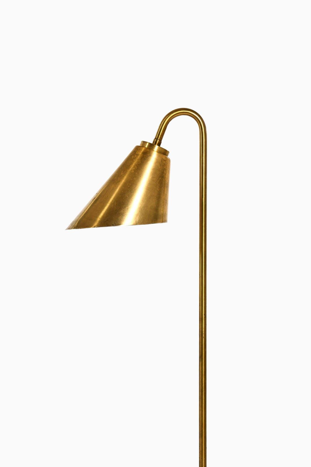 Floor Lamp In Brass By Frits Schlegel & Vilhelm Lauritzen, 1940's photo for sale