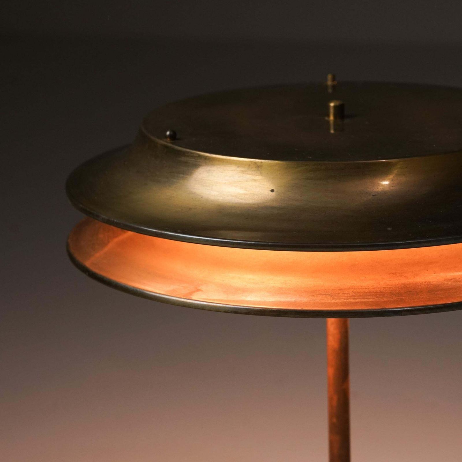 Scandinavian Modern Table Lamp, Kai Ruokonen/Finnmark, Orno Oy, 1970s photo for sale