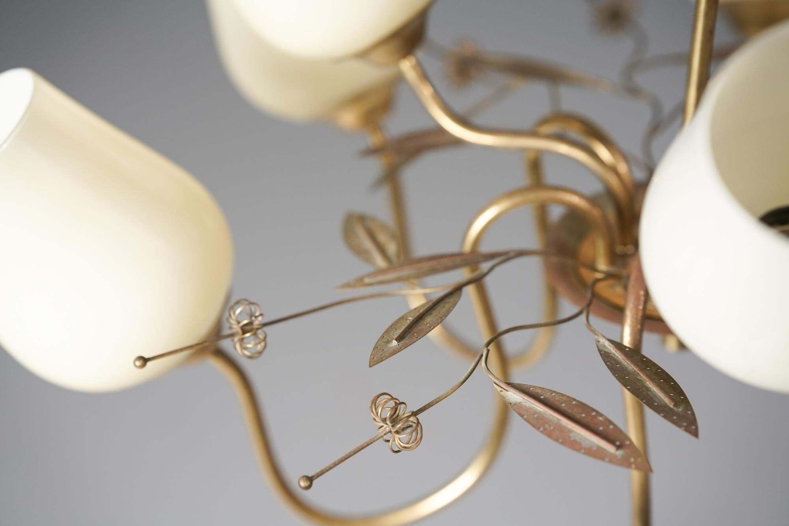 Rare And Large Model 85/9 Floral Chandelier, Itsu, 1950s photo 15480.0