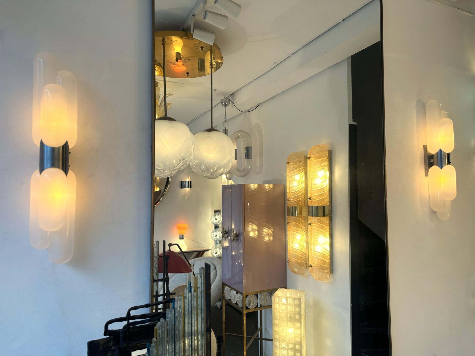 Torpedo Murano Glass Sconce By Carlo Nason For Mazzega, Italy, 1970s photo buy