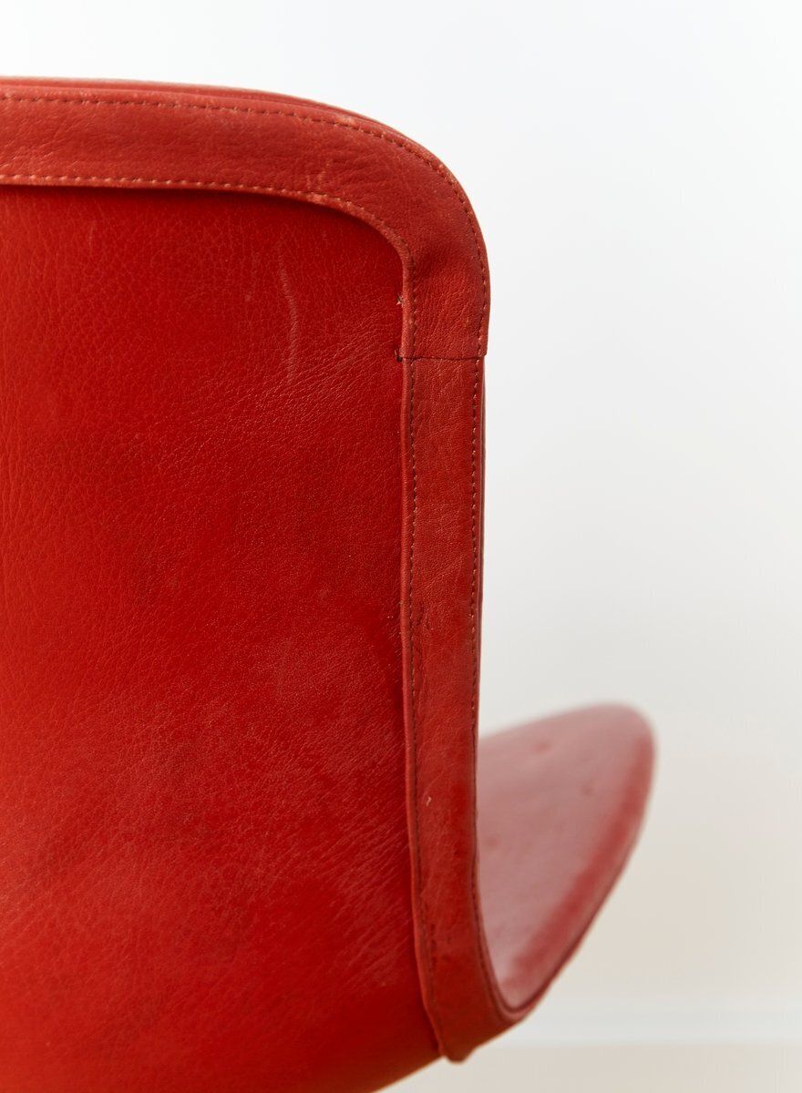 Pk9 Chair By Poul Kjærholm For Fritz Hansen, 1980s photo vintage