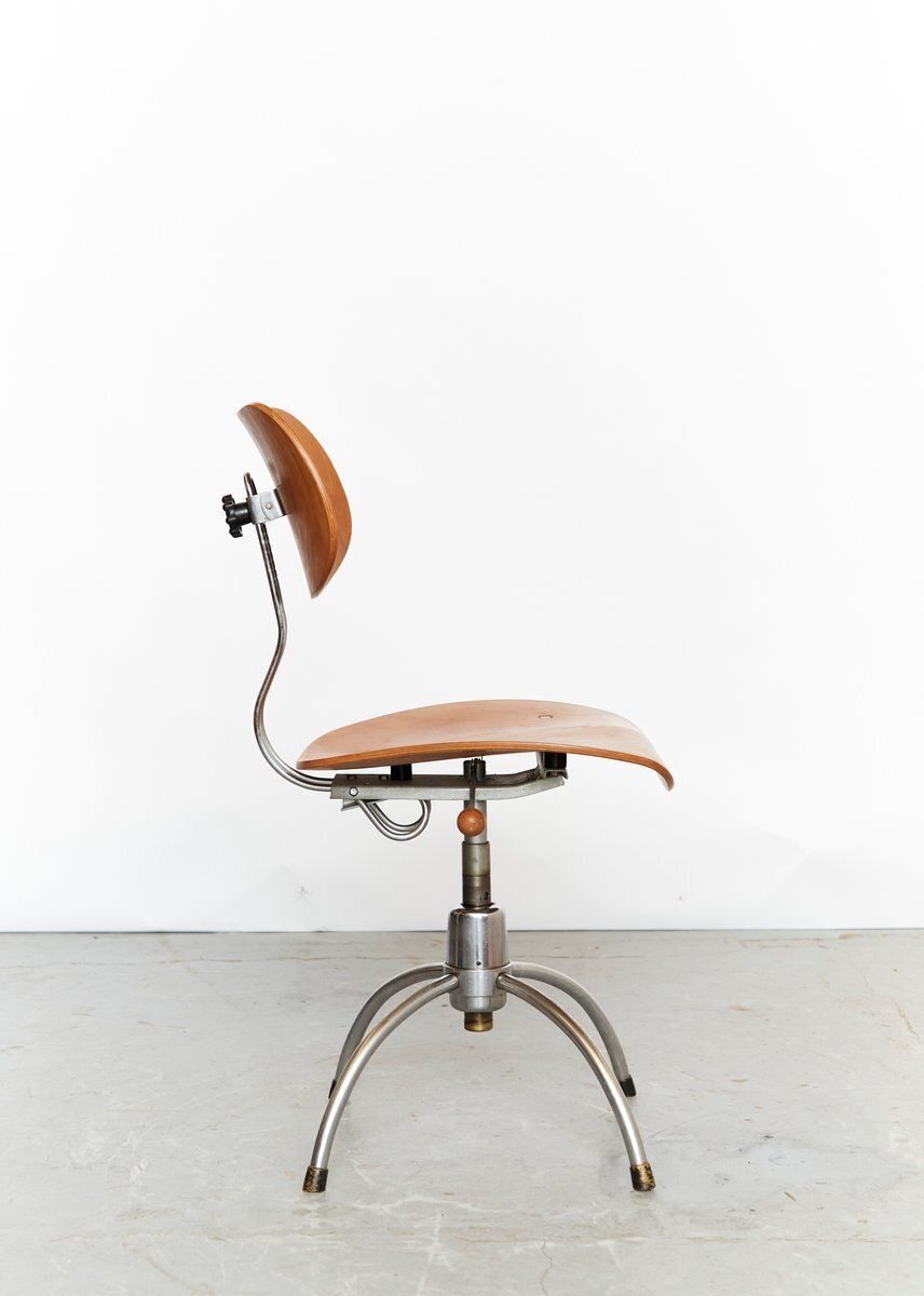 Mid Century Model Se 40 Swivel Chair By Egon Eiermann For Wilde+Spieth photo for sale