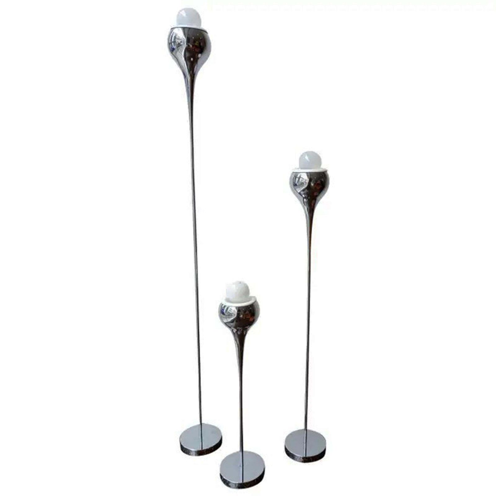 Angelo Brotto For Esperia Set Of 3 Floor Lamps, Italy 1970s photo furniture