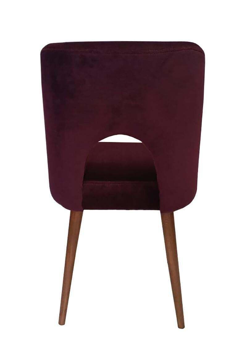 Eight Mid Century Shell Chairs, Purple Velvet Alexander, Dedar, Europe, 1960s photo 6010.0