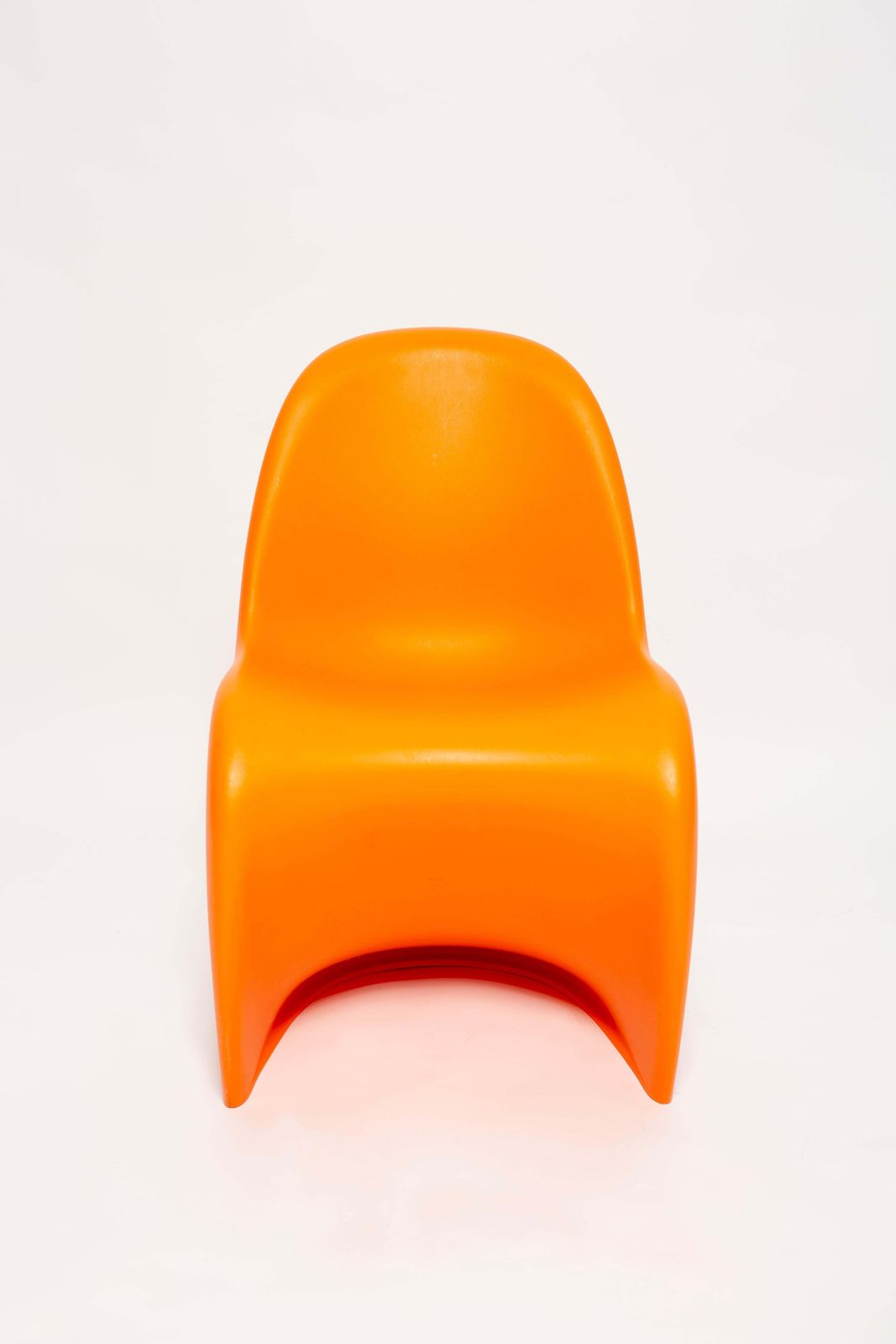 Vitra Verner Panton S Junior Chair In Orange Plastic, 2009 photo Furniture