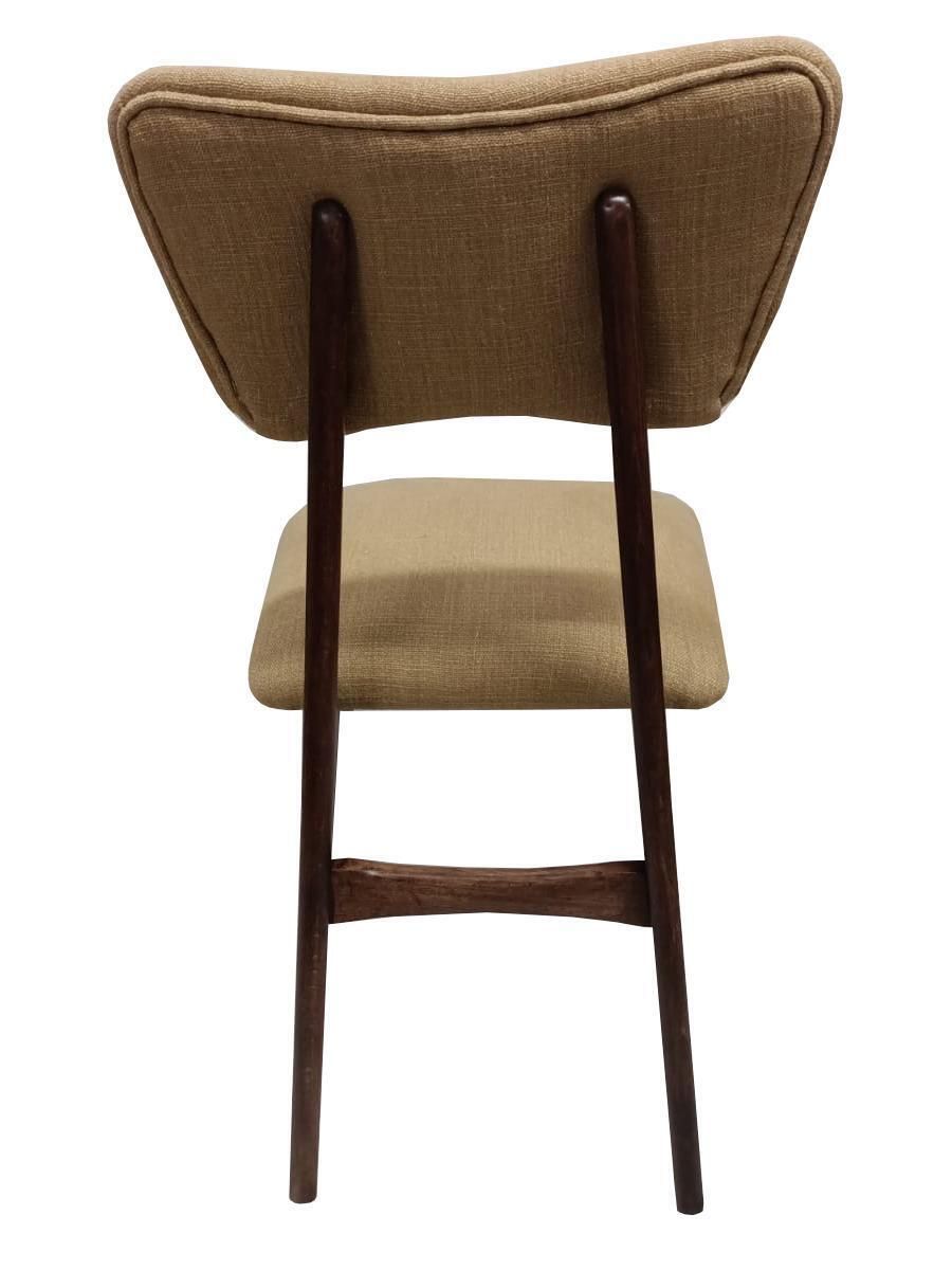 Mid Century Butterfly Chair, Camel Craft Linen By Pierre Frey, Europe, 1960s photo for sale