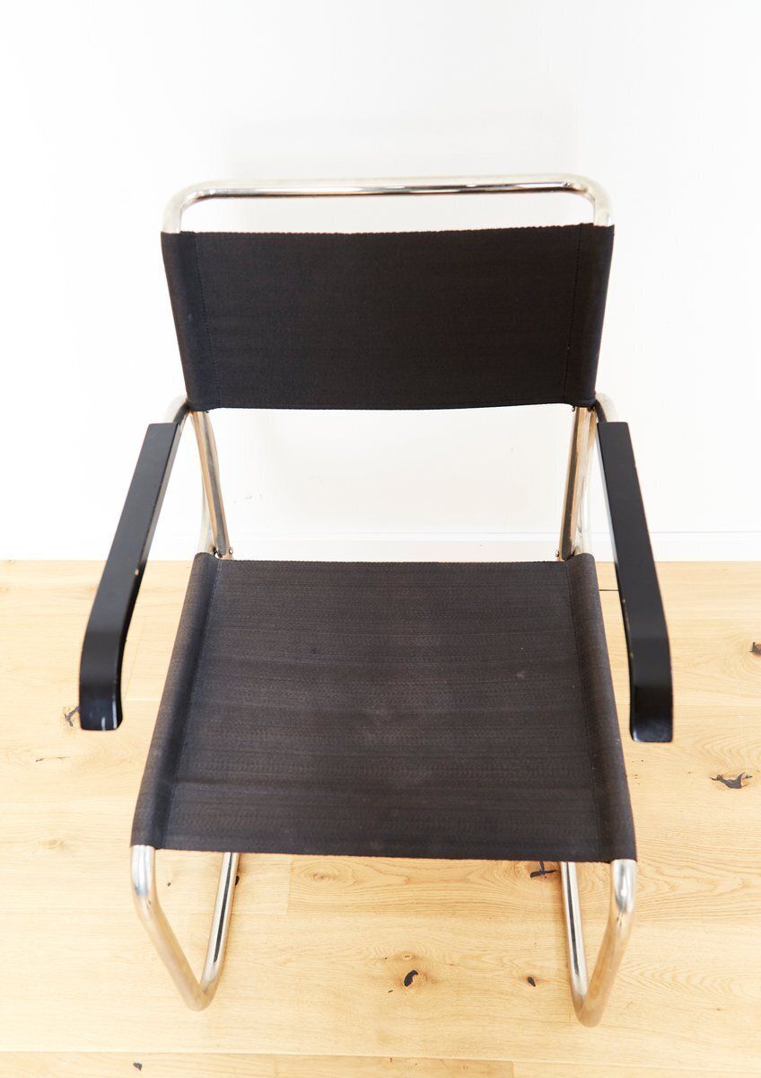 Bauhaus Armchair D40 By Marcel Breuer For Tecta, 1980s