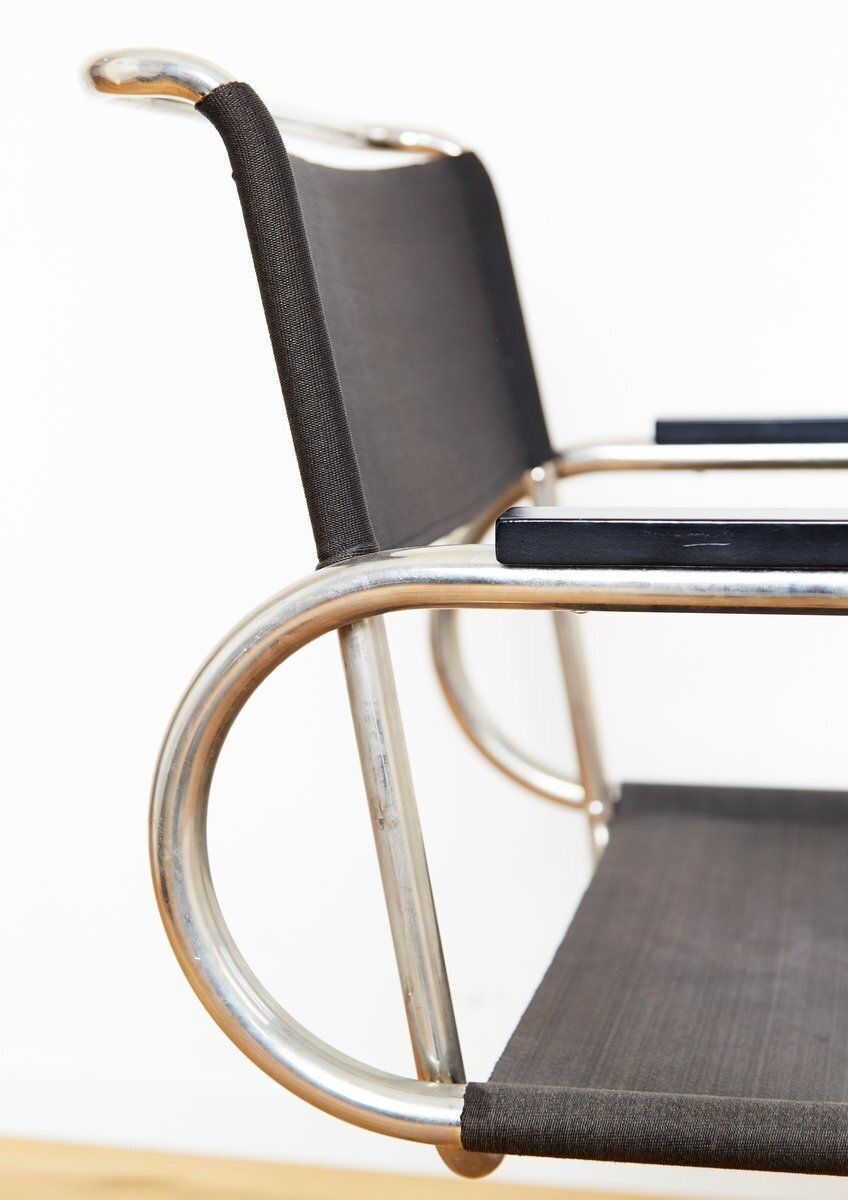 Bauhaus Armchair D40 By Marcel Breuer For Tecta, 1980s photo furniture