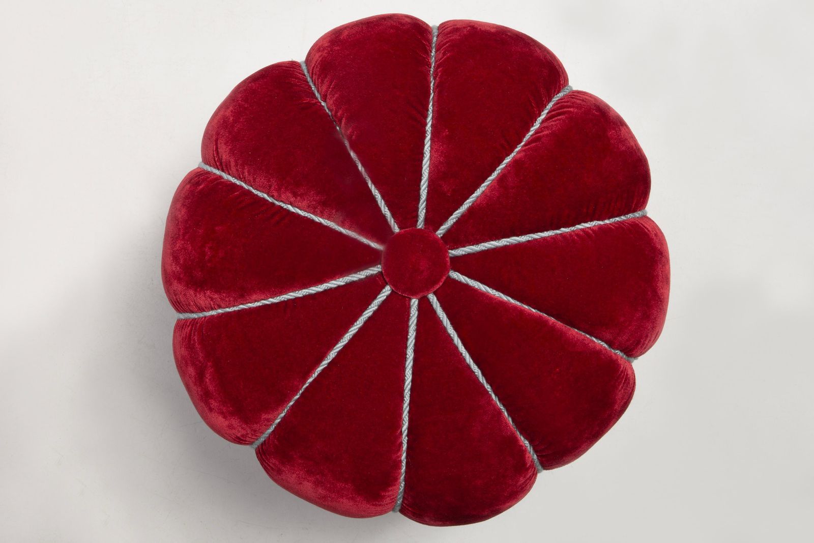 Art Deco Stool By Jindrich Halabala In Red Dedar Velvet photo vinterior