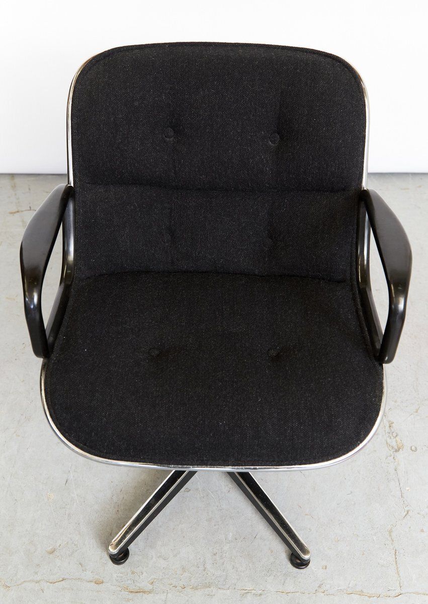 Executive Swivel Chair By Charles Pollock For Knoll International, 1960s photo furniture