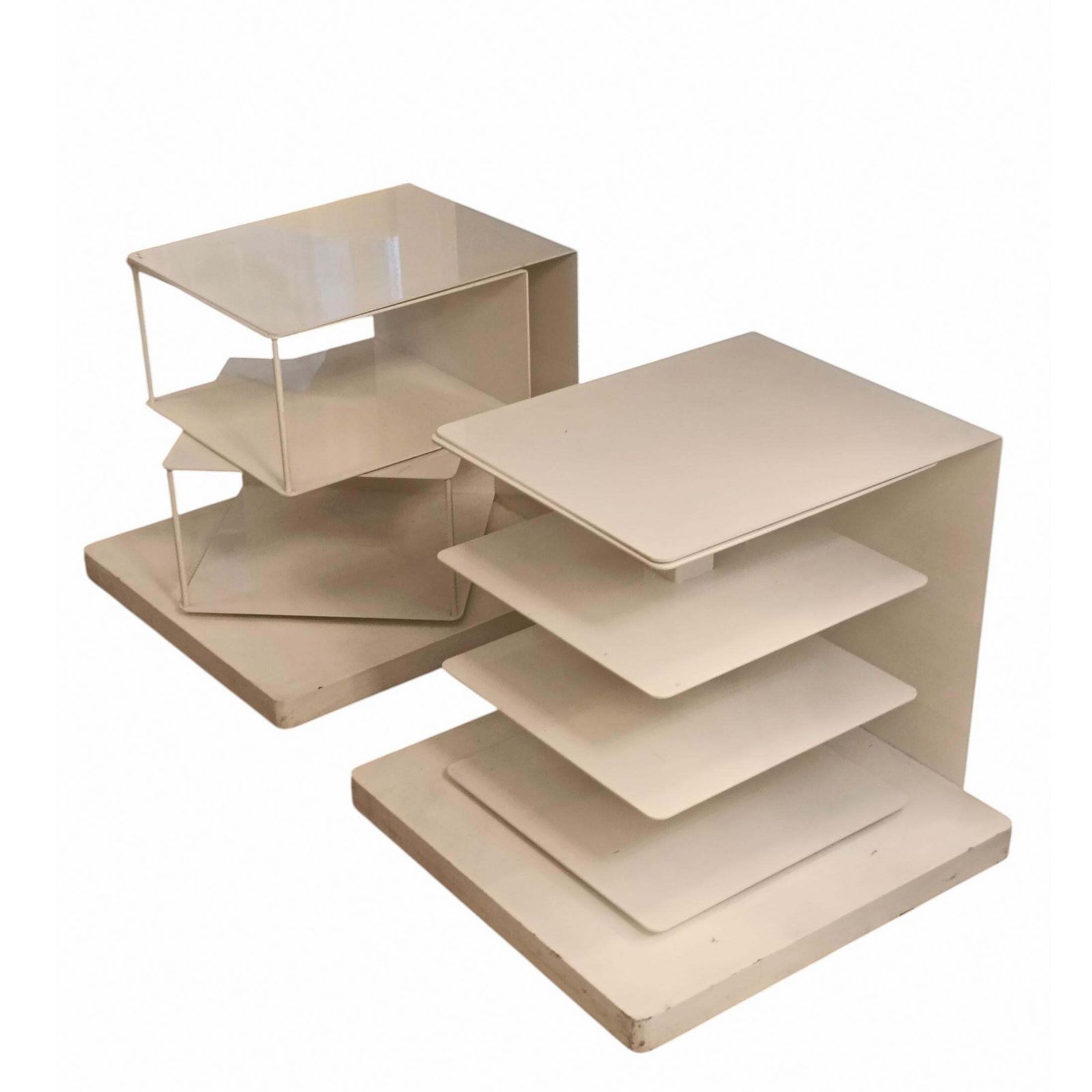 Pair Of Nightstands / Bookcases Ptolomeo, Italy 1980s photo for sale