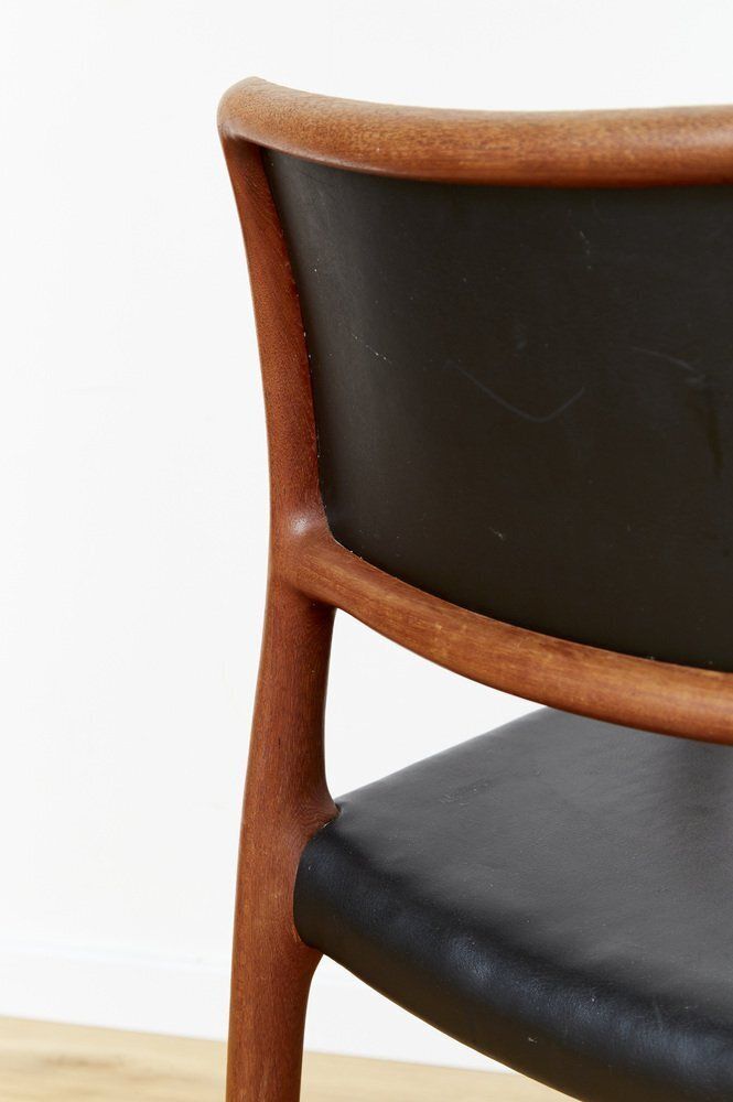 Model 65 Chair In Teak By Niels Otto Møller For J.L. Møllers, 1960s photo vintage
