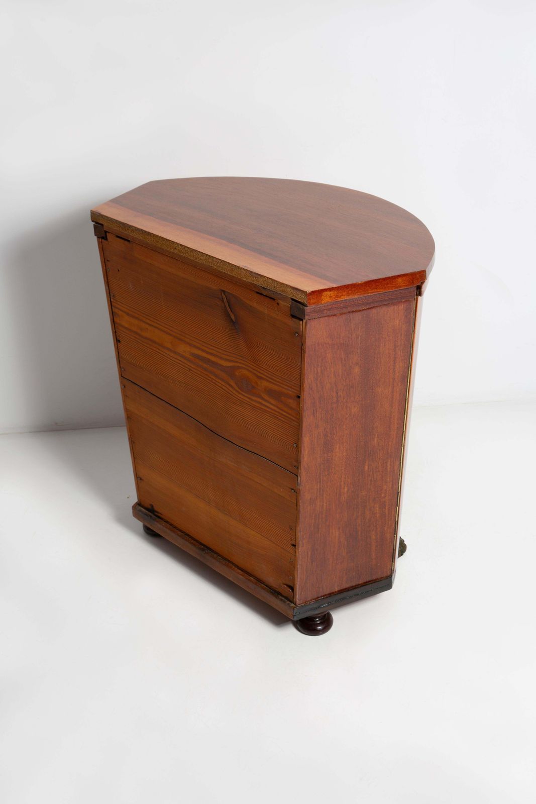 Furniture Mid Century Modern Vintage Tv Side Table, Cabinet, Beechwood, Poland, 1960s photo