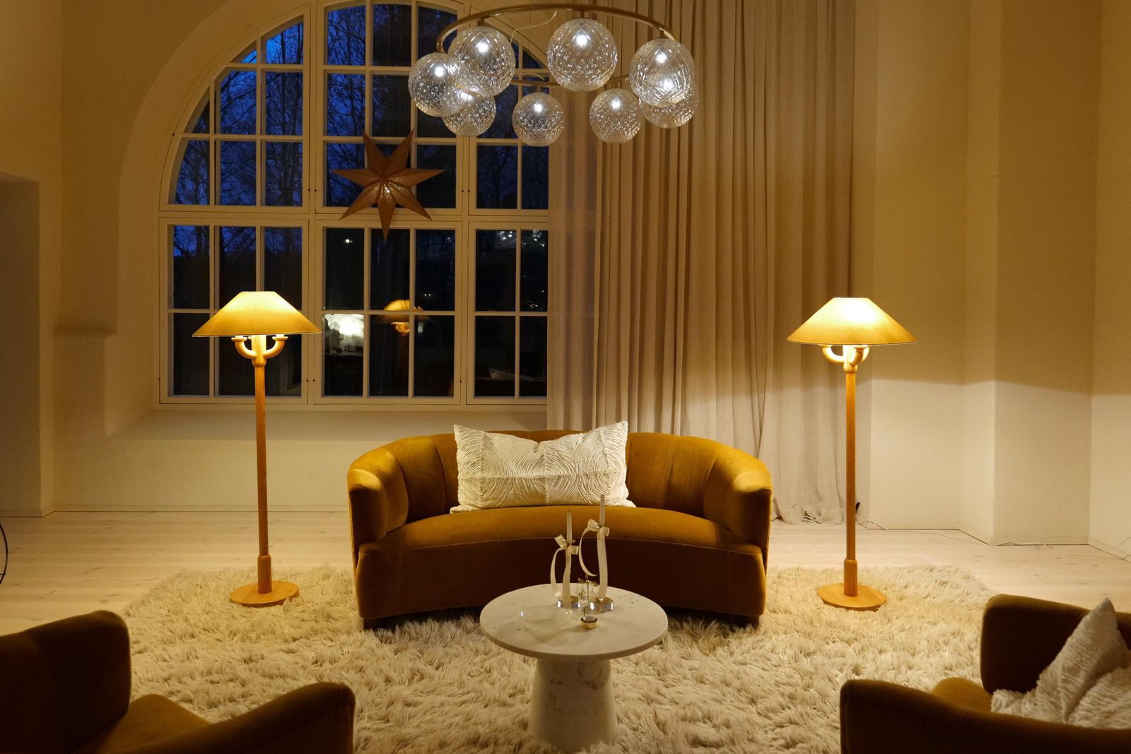 photo furniture Scandinavian Modern Sculptural Floor Lamps Made In Pine, Sweden 1970s