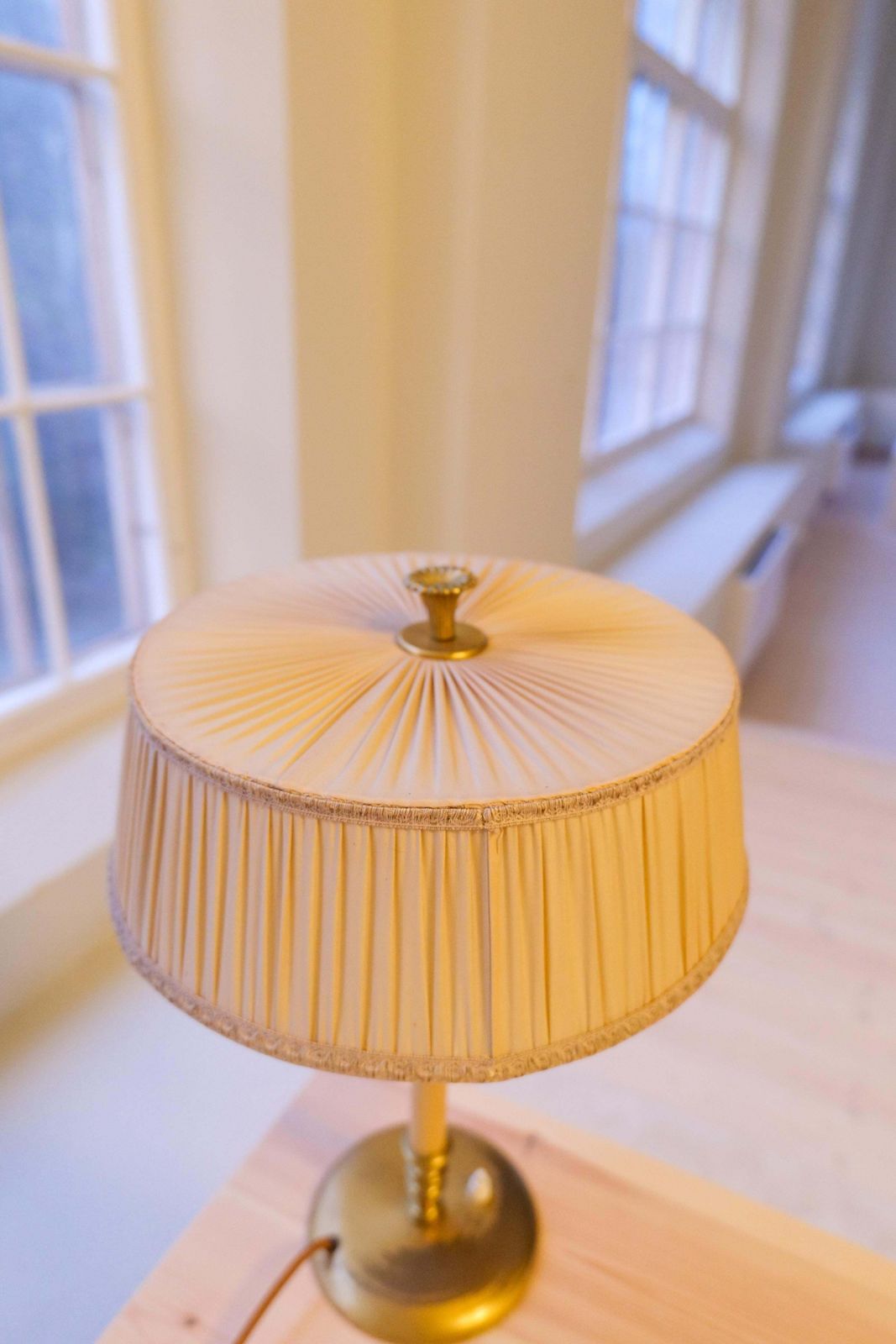 photo for sale Art Deco Nordiska Kompaniet Table Lamp Made In Sweden, 1940s