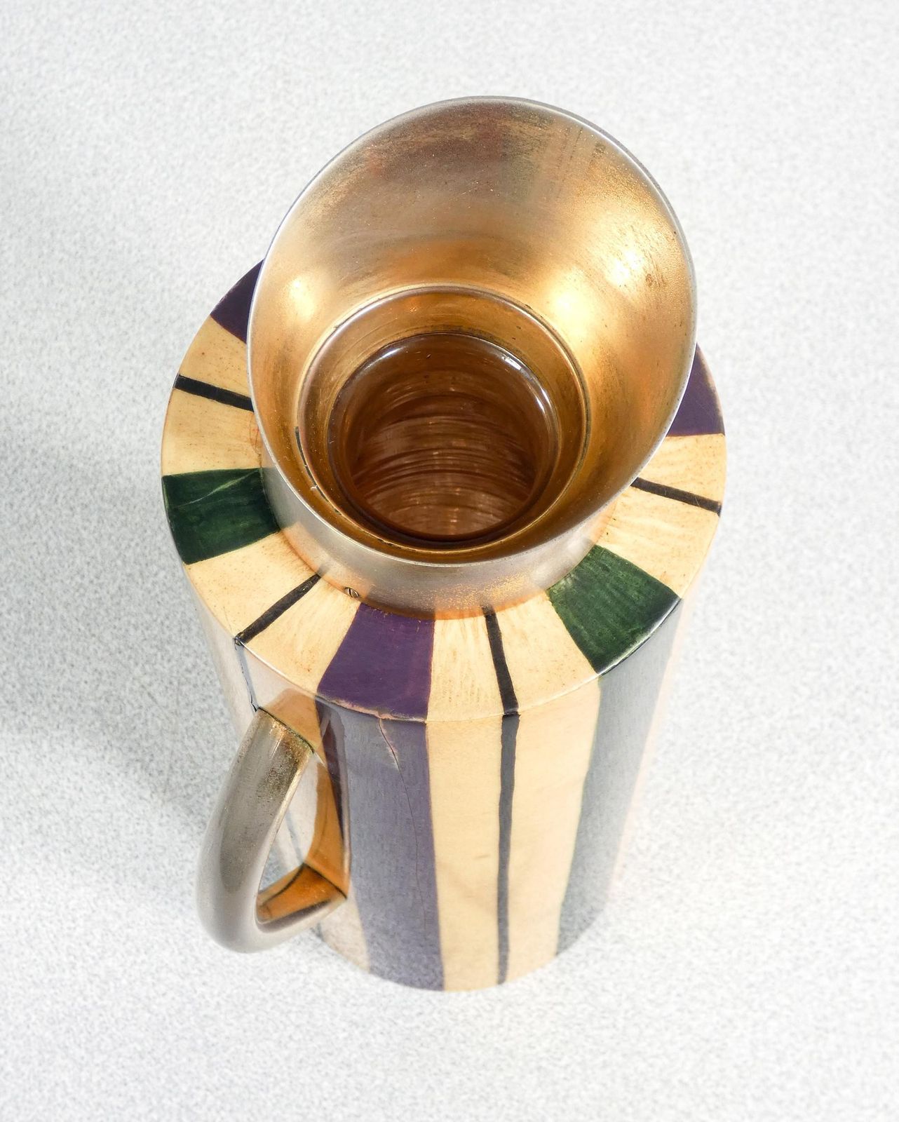 Caraffa Termica E Secchiello Porta Ghiaccio, Design Aldo Tura. Italia, Anni 40 photo vintage