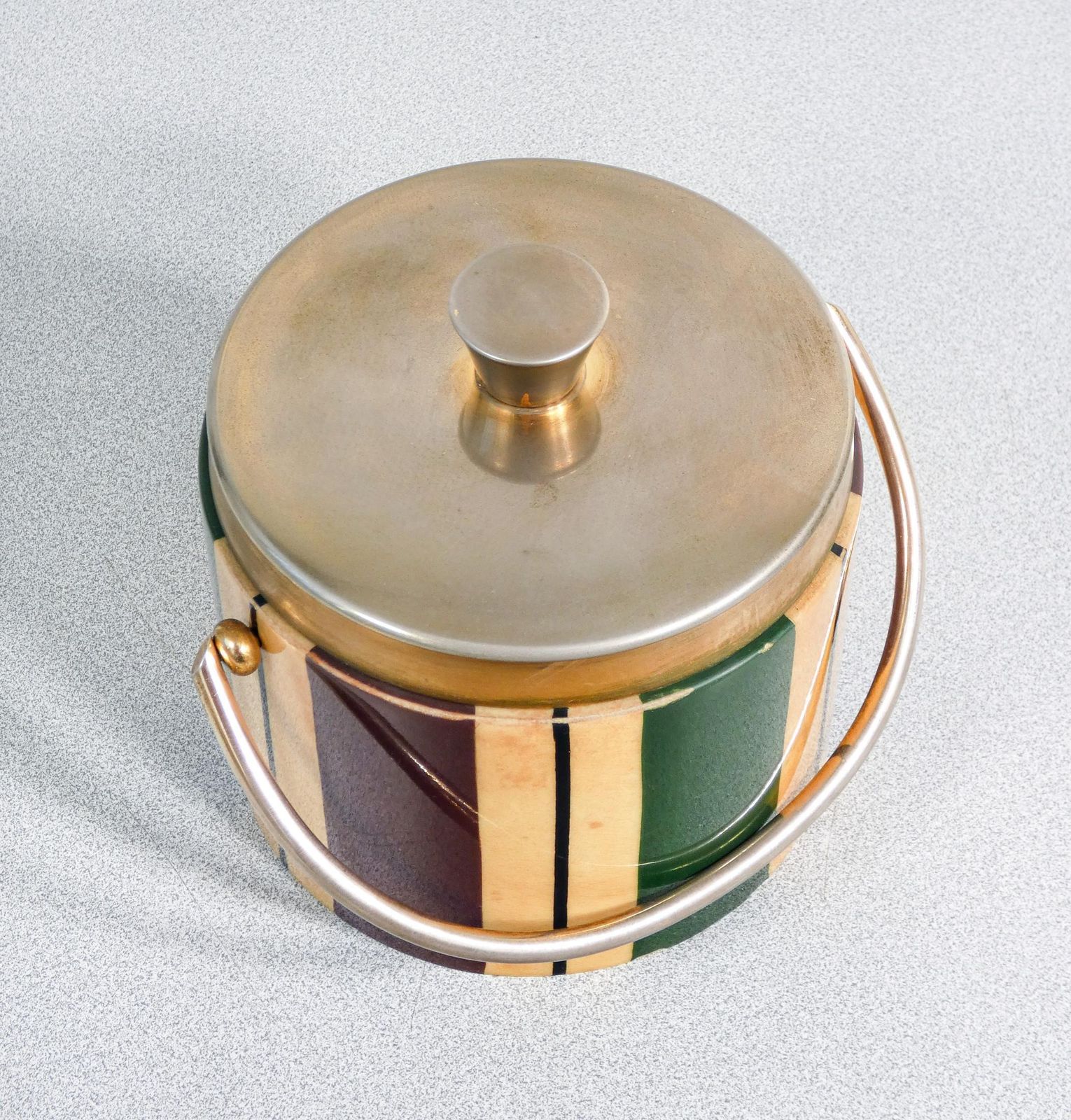 photo buy Caraffa Termica E Secchiello Porta Ghiaccio, Design Aldo Tura. Italia, Anni 40