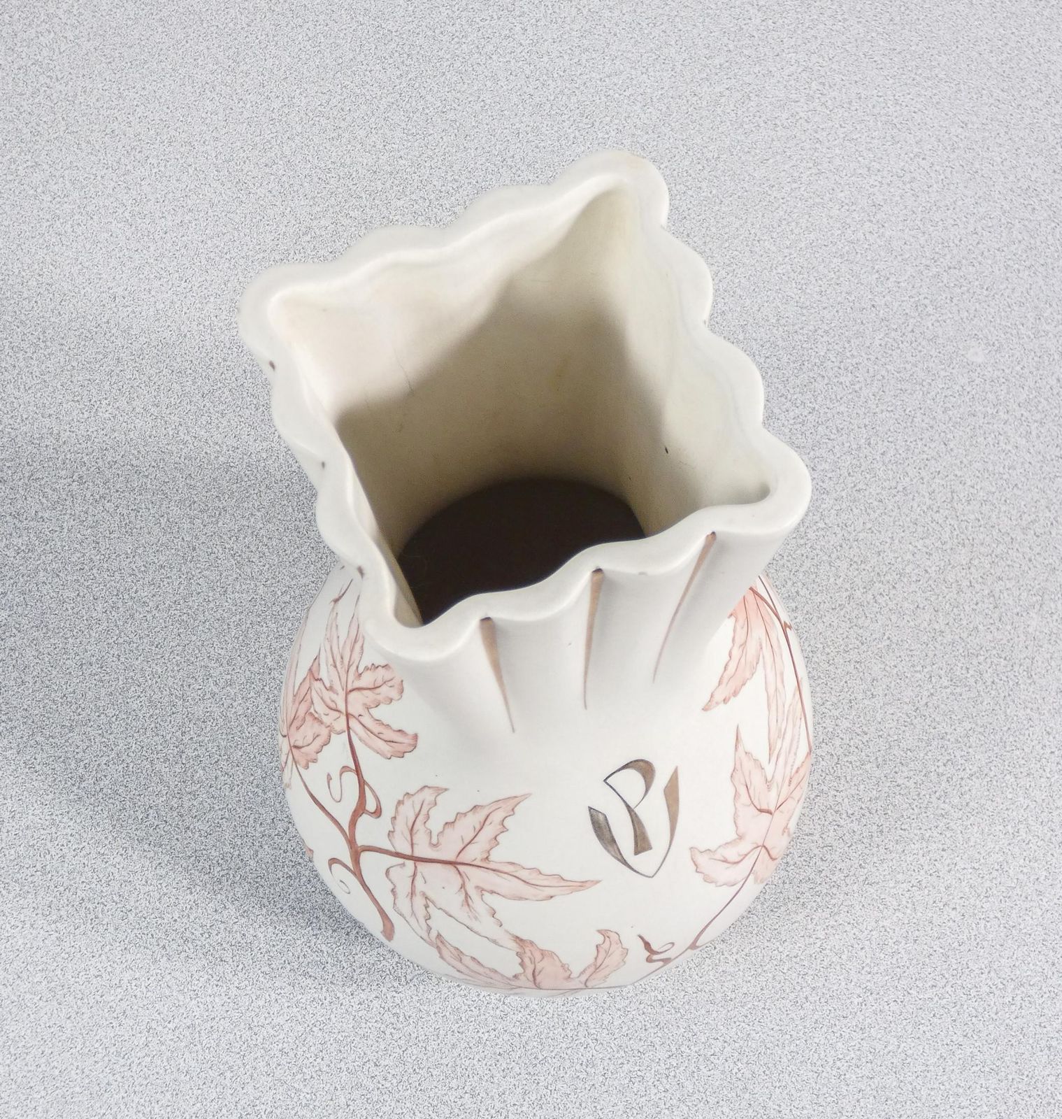 Home Decor Vaso In Ceramica Dipinta A Mano, Giovanni Gariboldi Per Richard Ginori. 1930s photo