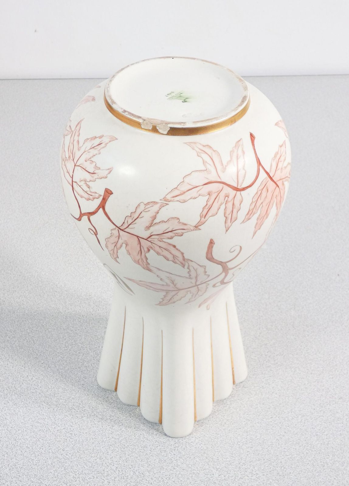 487.0 Vaso In Ceramica Dipinta A Mano, Giovanni Gariboldi Per Richard Ginori. 1930s photo
