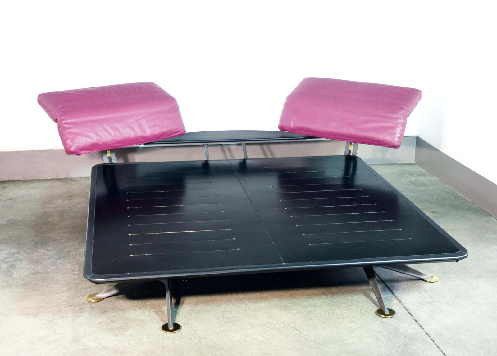 "Adia" Double Bed Designed By Paolo Piva For B&B Italia. Italy, 1980s photo furniture